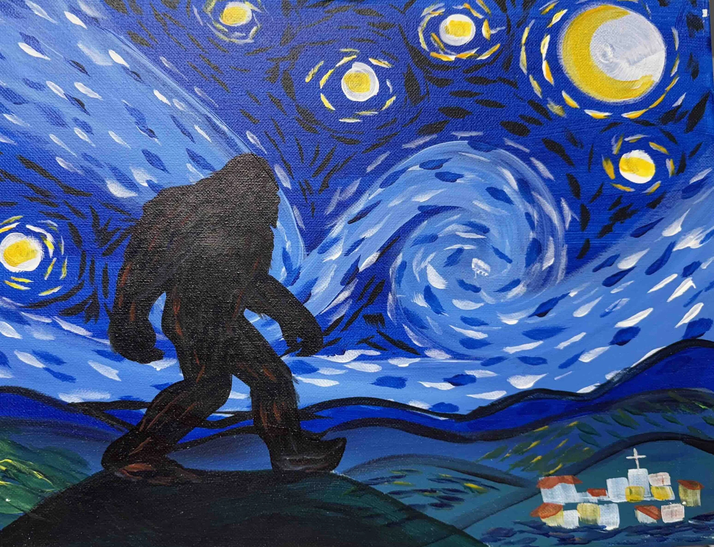 Starry Night - Bigfoot
