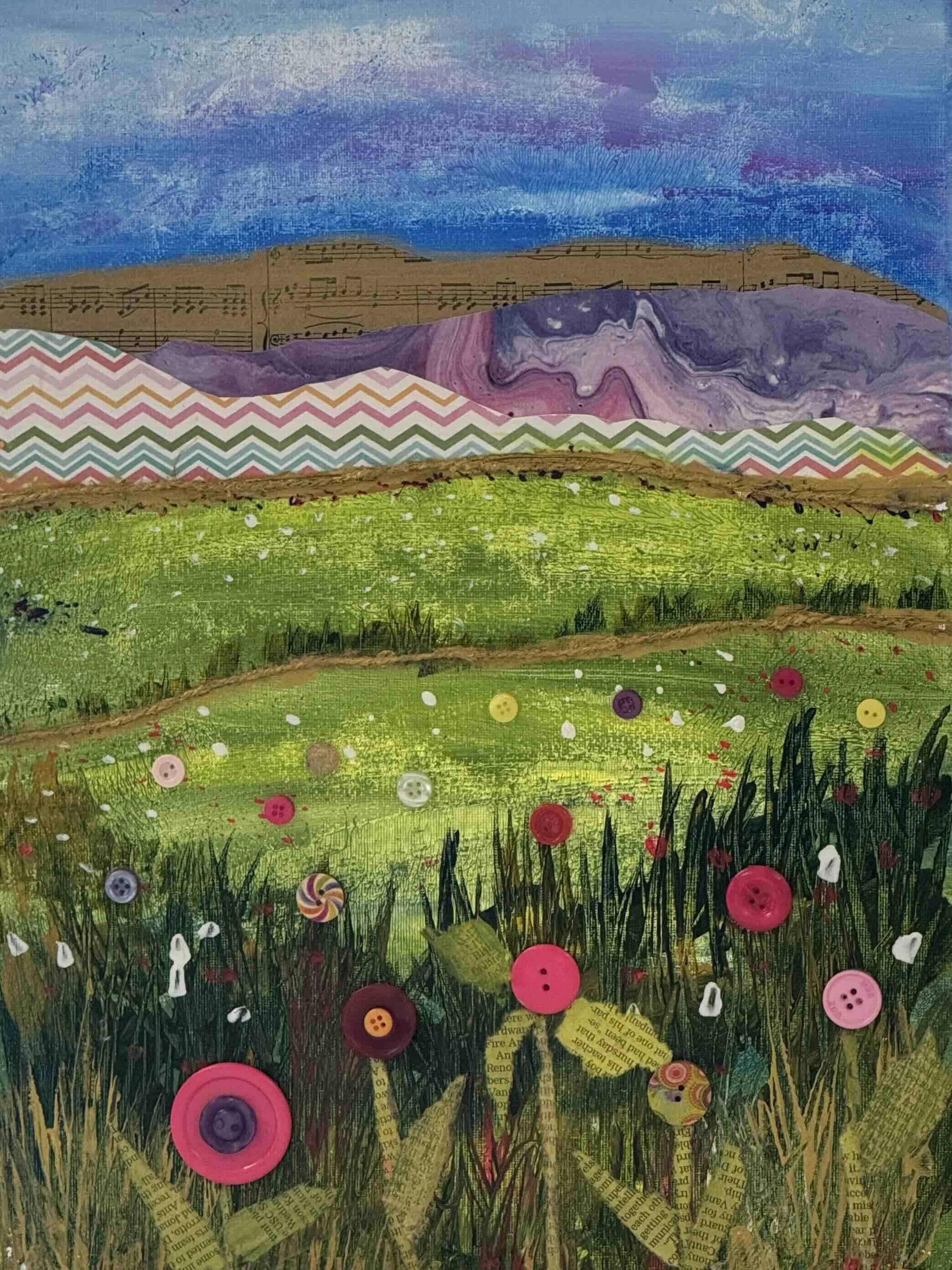 Mixed Media Landscape 2