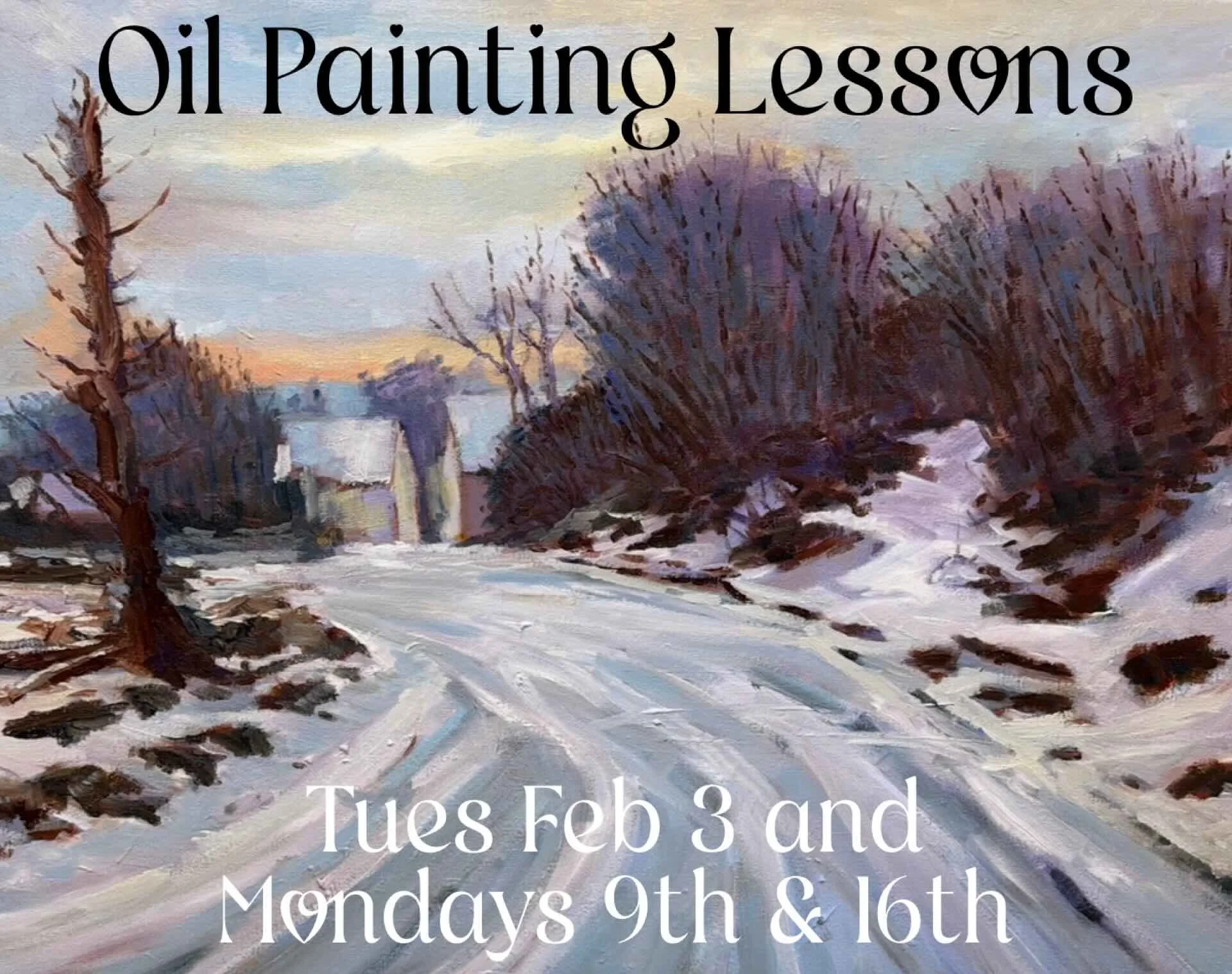 Week 3 Oil Painting Lessons
