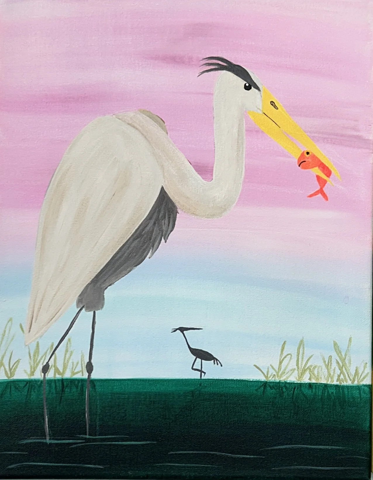 Hungry Heron