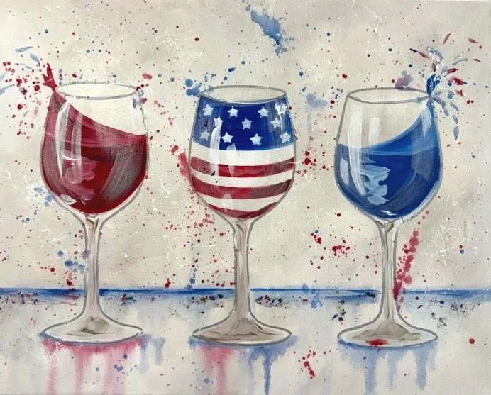 Red, Wine and Blue