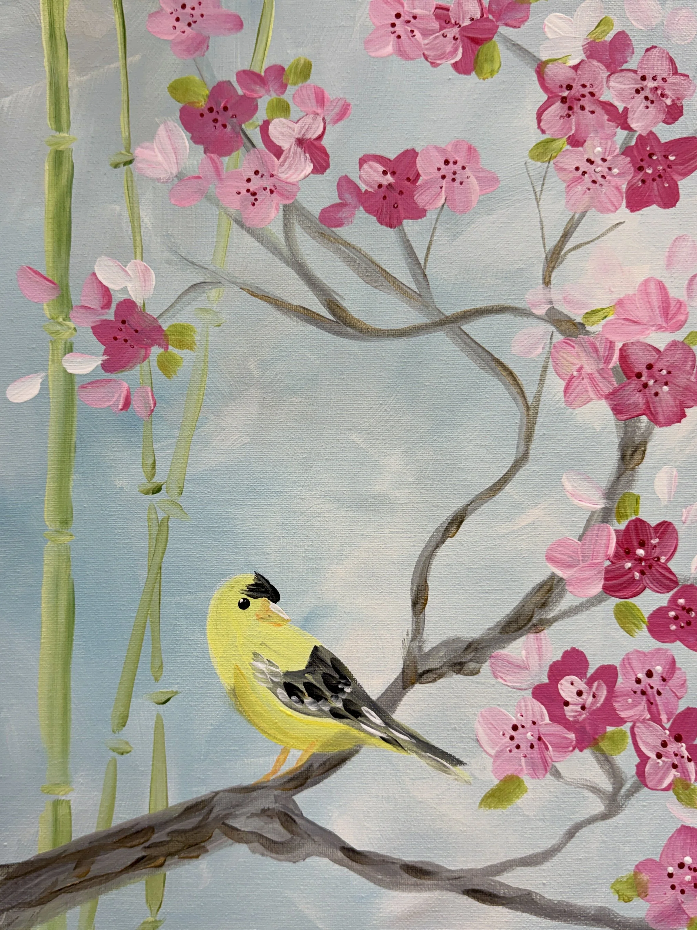 Almond Blossom Bird