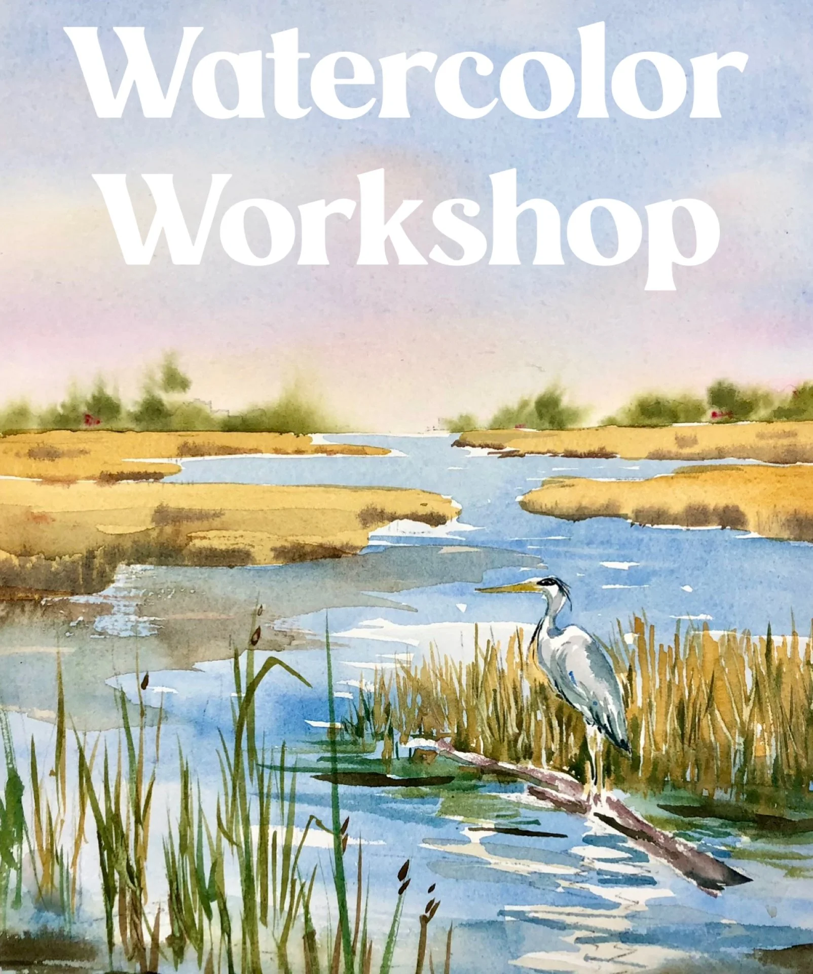 Watercolor Workshop-Lowcountry Heron