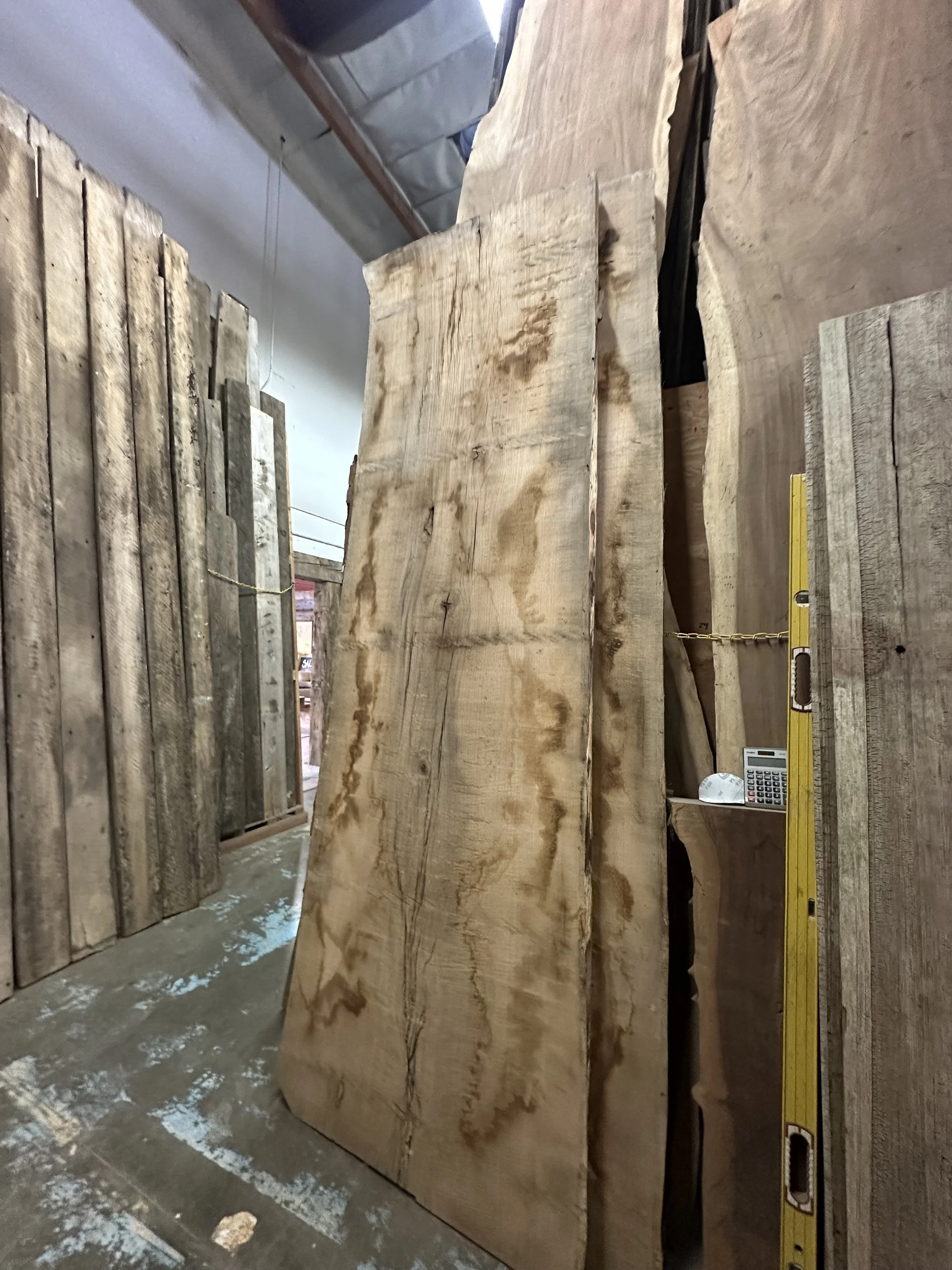 White Oak Live Edge Slabs 