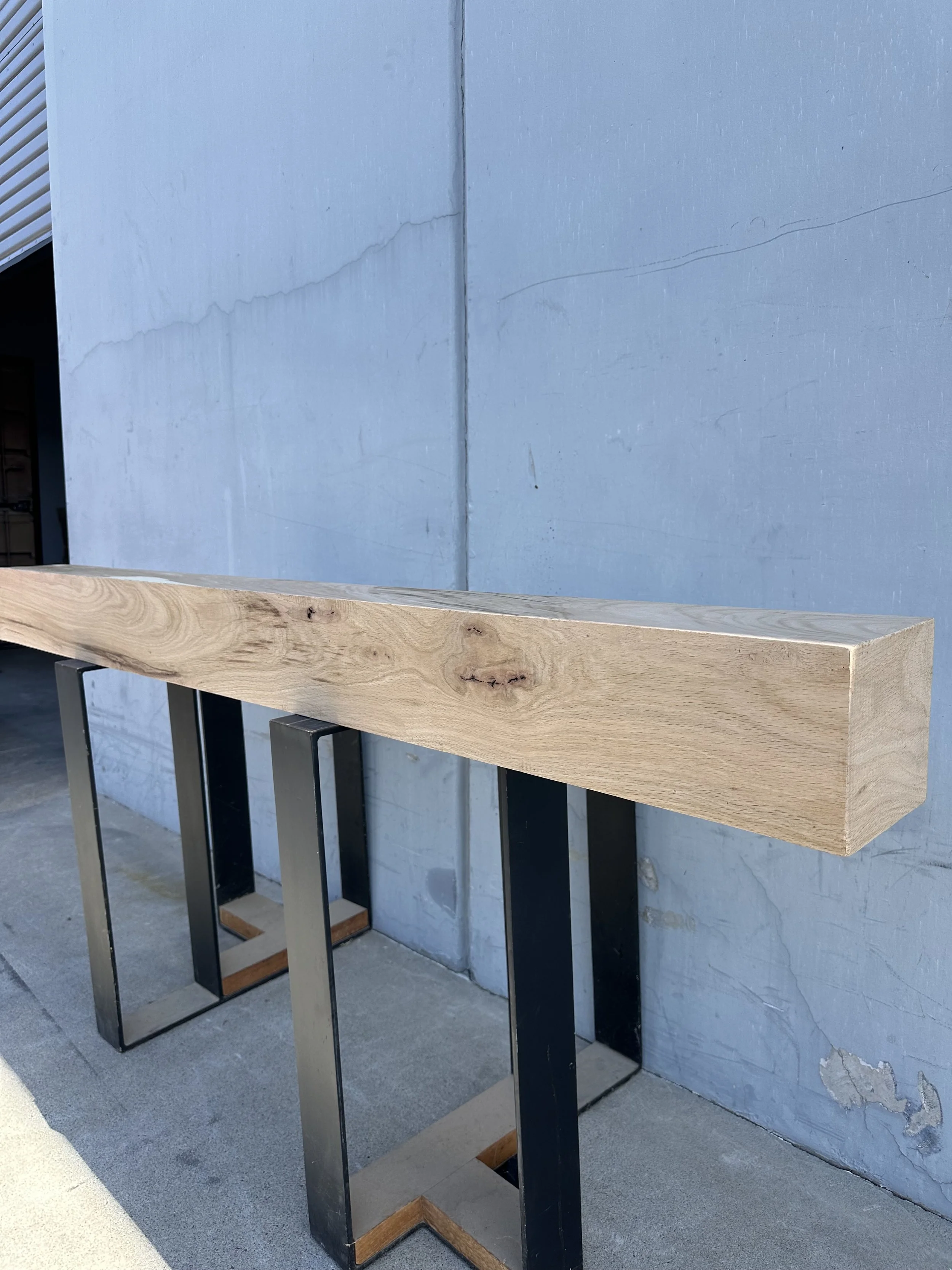 Resawn White Oak Box Mantle #3 