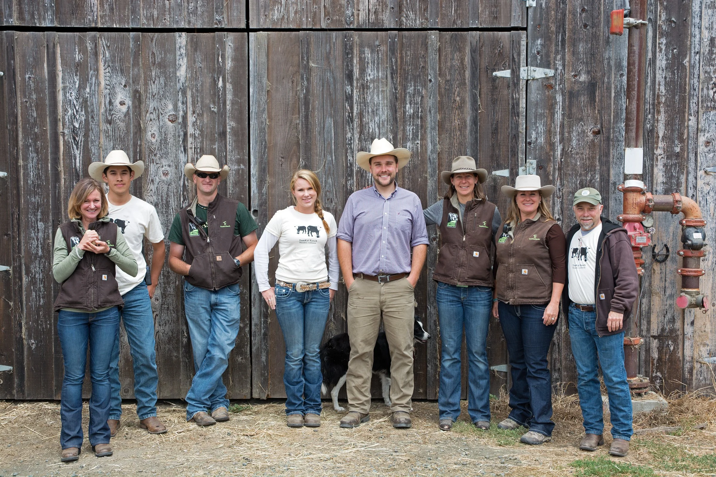 The TomKat Ranch crew that keeps it all going.