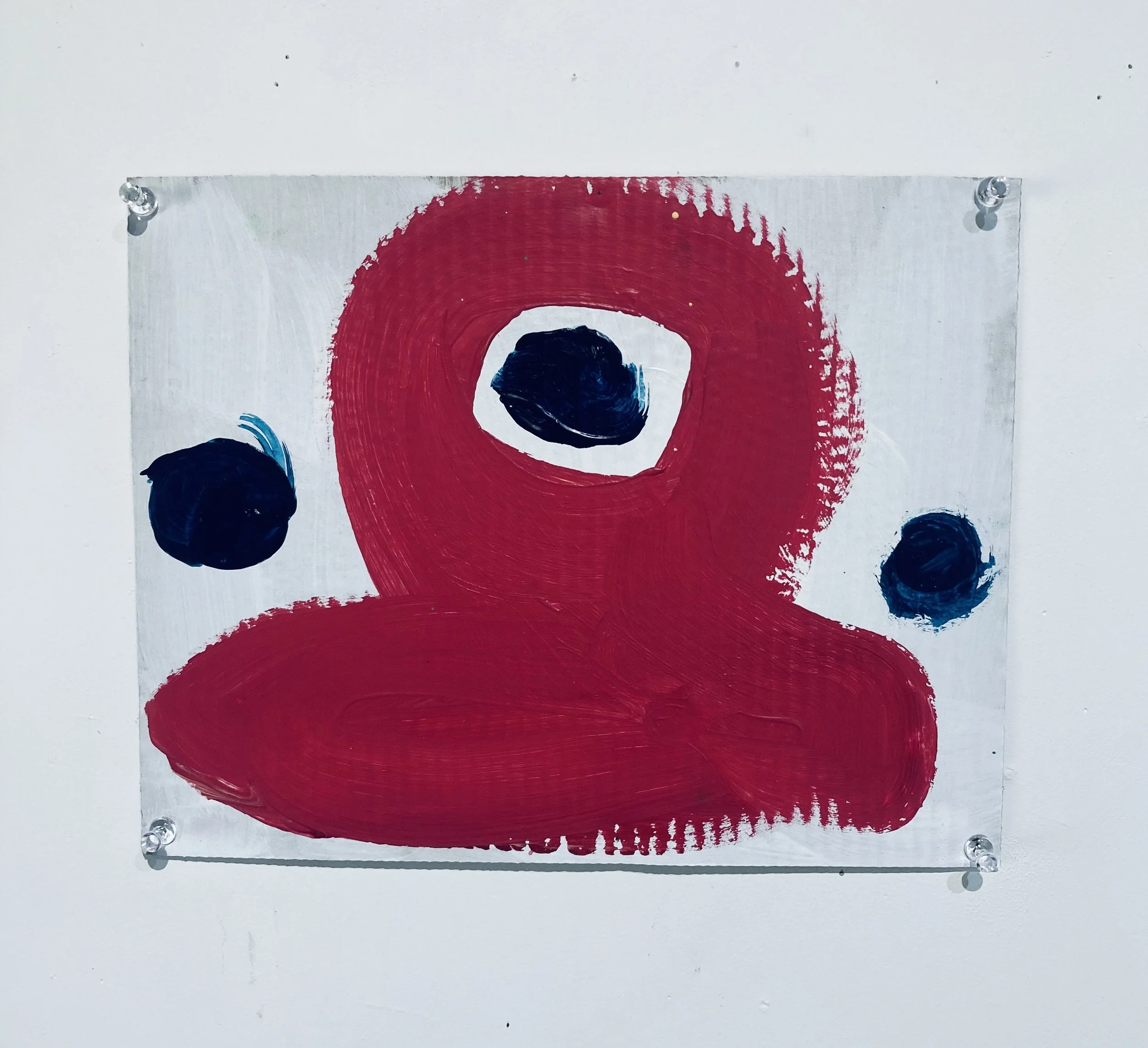 Title: One Eye.  Medium: Mixed Media. Size: 10cm x 8cm.