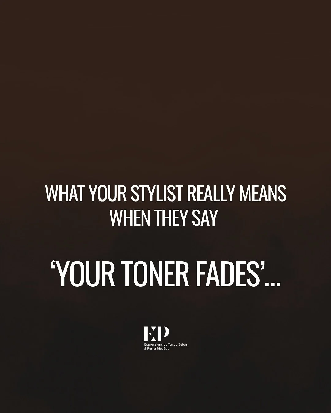 Your stylist isn’t being dramatic when they say “your toner will fade.” 😉
Toner isn’t permanent color — it’s a semi-permanent gloss that keeps your blonde bright, your brunette rich, and your shine on point.
Here