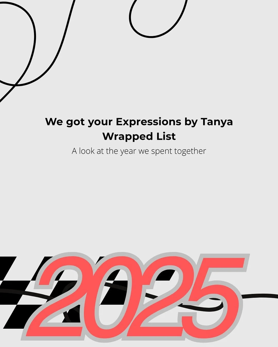 Expressions by Tanya Wrapped is here 🤗 

Thanks for rocking with us this year with your support your time and your ears. We couldn&rsquo;t do this without you! 

#expressionsbytanya #yearinreview #grateful