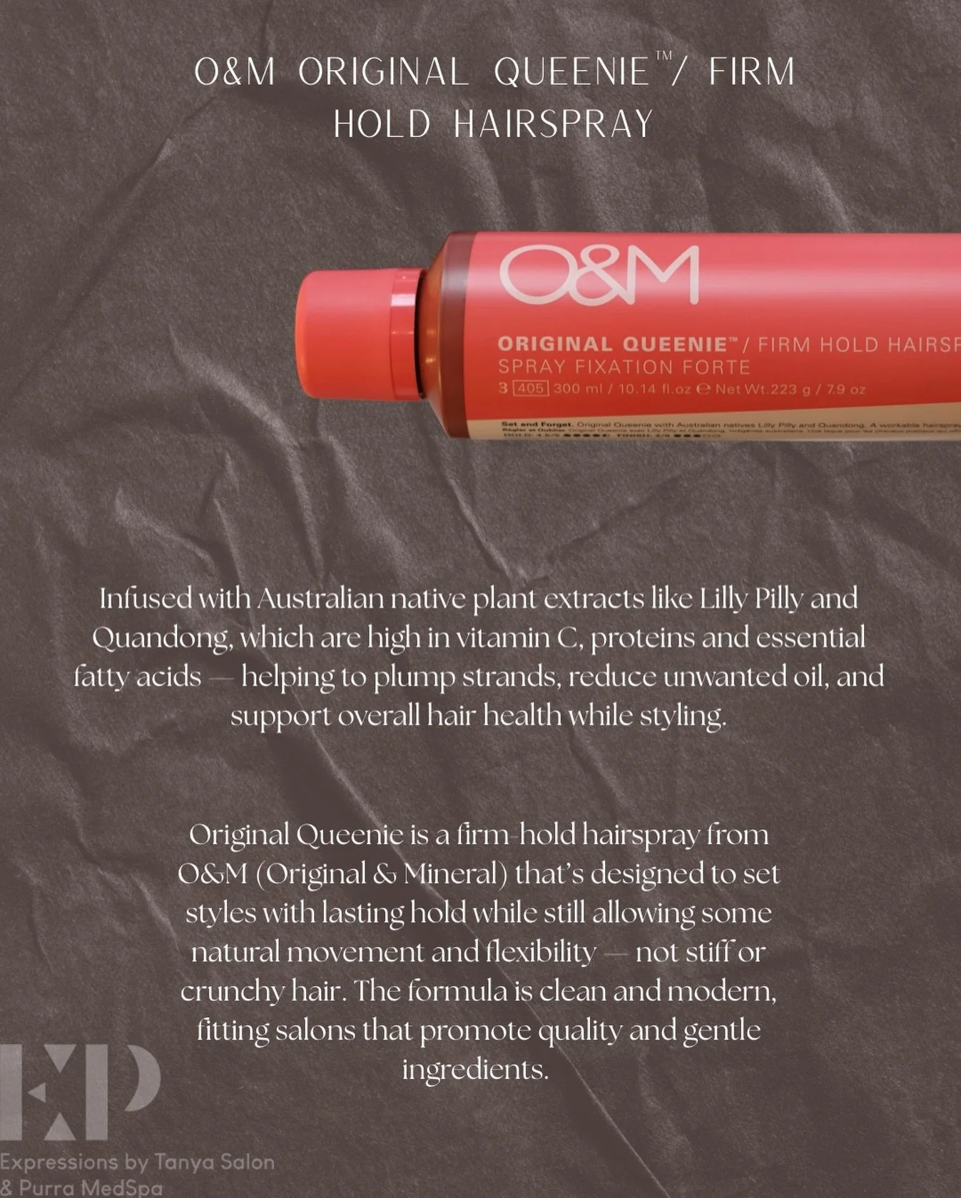 Looking for a new hairspray? We got you 😚 

#expressionsbytanya #hairspray #hairproducts