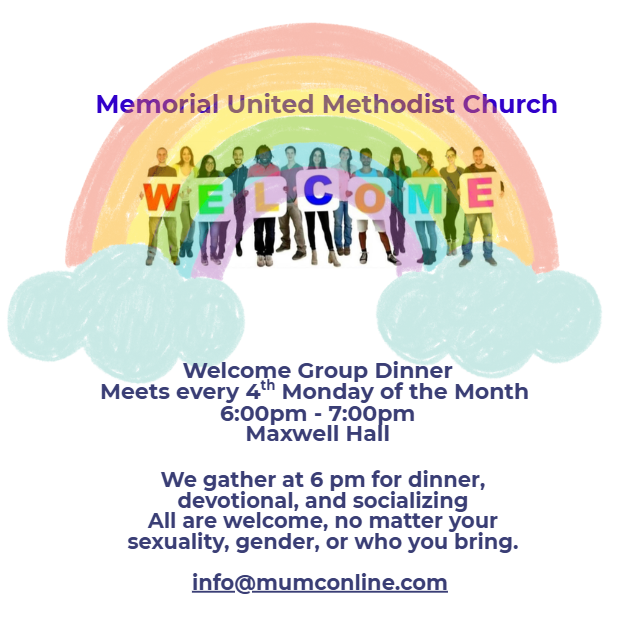 Memorial United Methodist Church Welcome Group