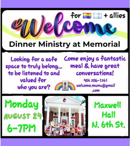 Memorial United Methodist Church Welcome Group 