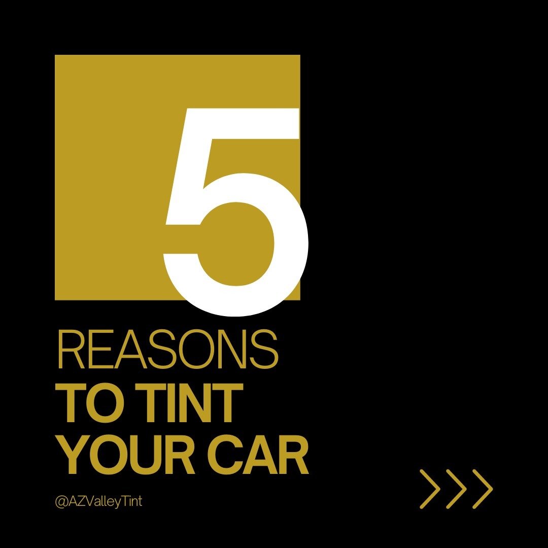 Swipe to explore the best reasons to tint your vehicle!
🌞
Stay Cool and Protected with Arizona's Best Window Tinting Services 🚗🌞🛡️
#WindowTint #Arizona #SanTan #QueenCreek #CarTint #AZTint #valleytint #AZValleyTint