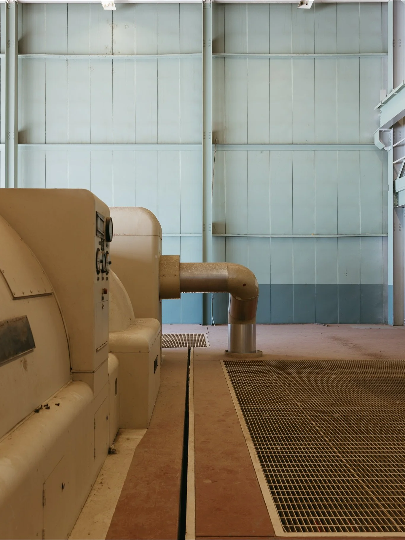 Residential design has long been my muse, so I wasn&rsquo;t exactly thrilled to photograph a shuttered power plant. But then we walked in&hellip; and the doom and gloom I imagined transformed into a Wes Anderson factory playground. The colors, the fu