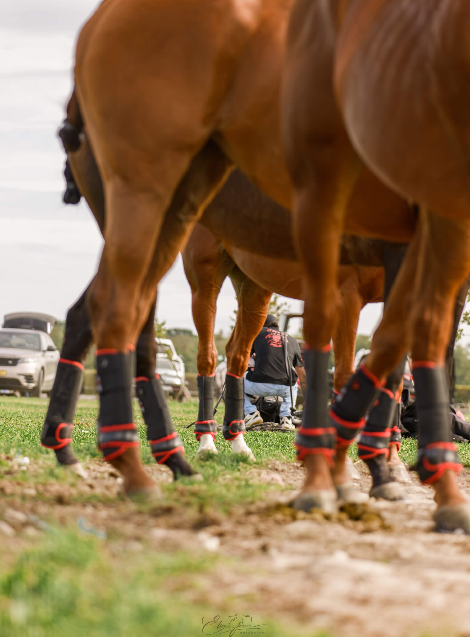 Petisero a través de poneys de polo en Chantilly copa Barnes - Elisa Garcia Photography