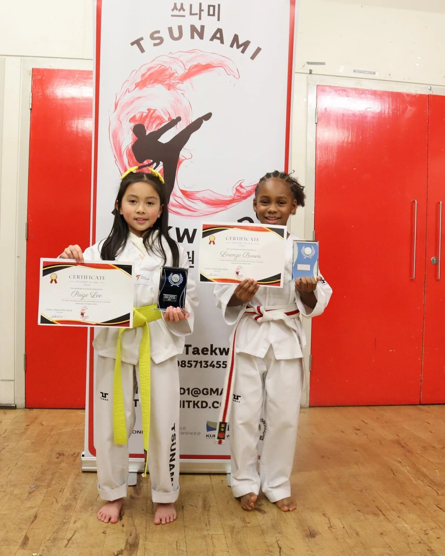 Tsunami Taekwondo&rsquo;s
Students of the year 2023
Well done to all of the winners 

Lorenzo
Paige
Julia
Ayaan
Ashan
Heidi
Dylan
Kaleem 

#tsunami #taekwondo #worldtaekwondo #martialarts #koreanmartialart #taekwondolondon #britishtaekwondo #studento