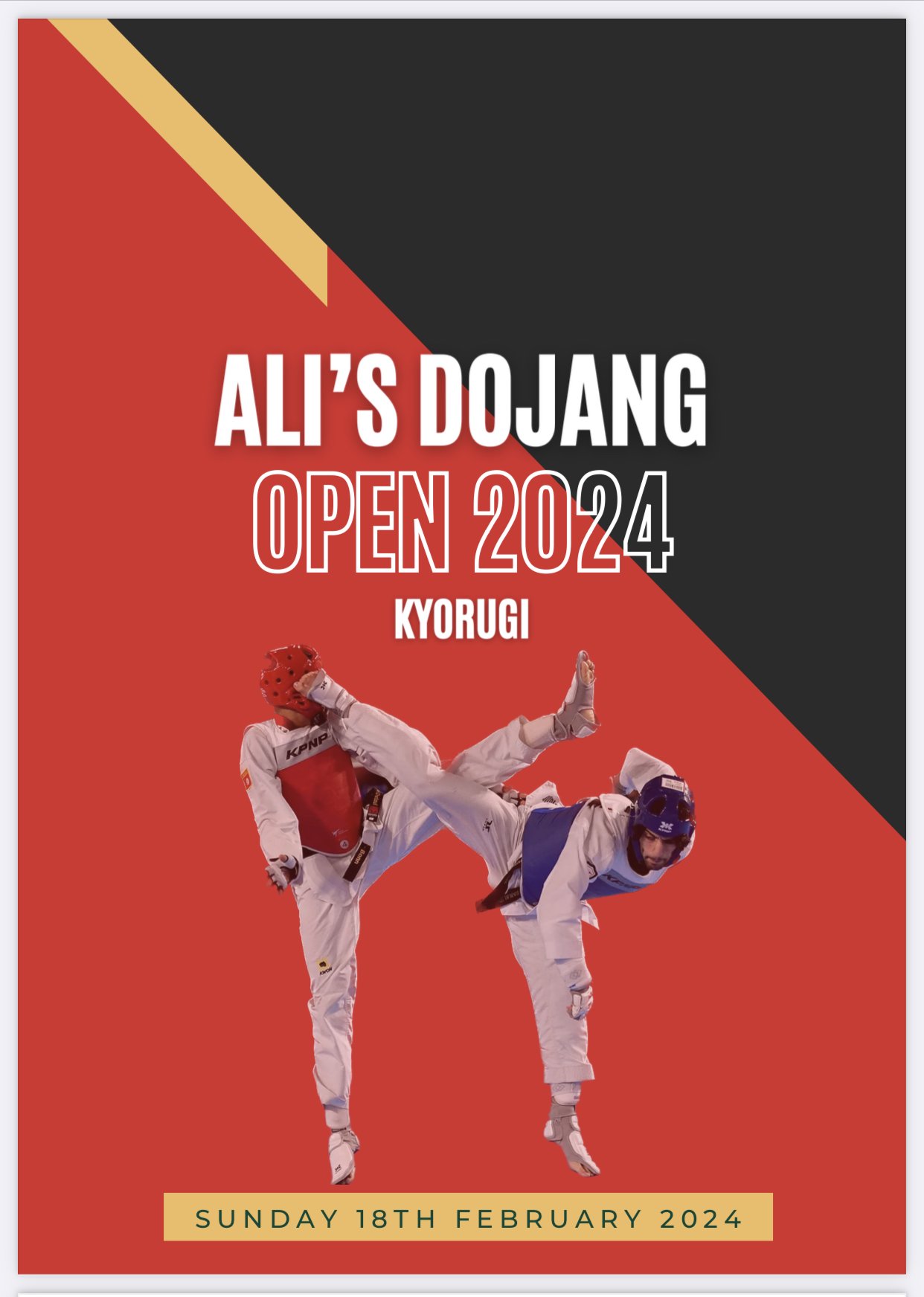 Ali's Dojang Open