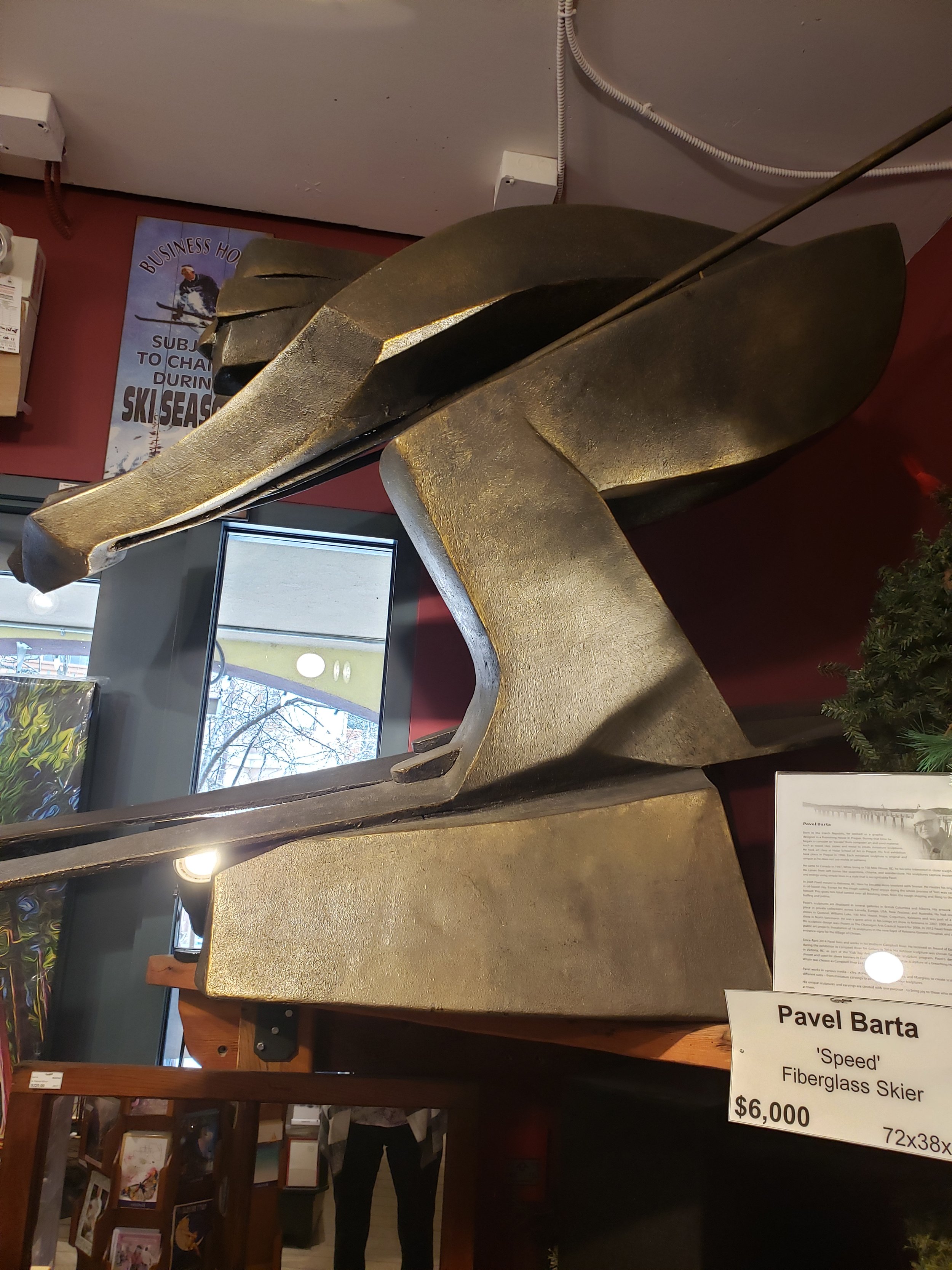 Fiberglass Speed Skier