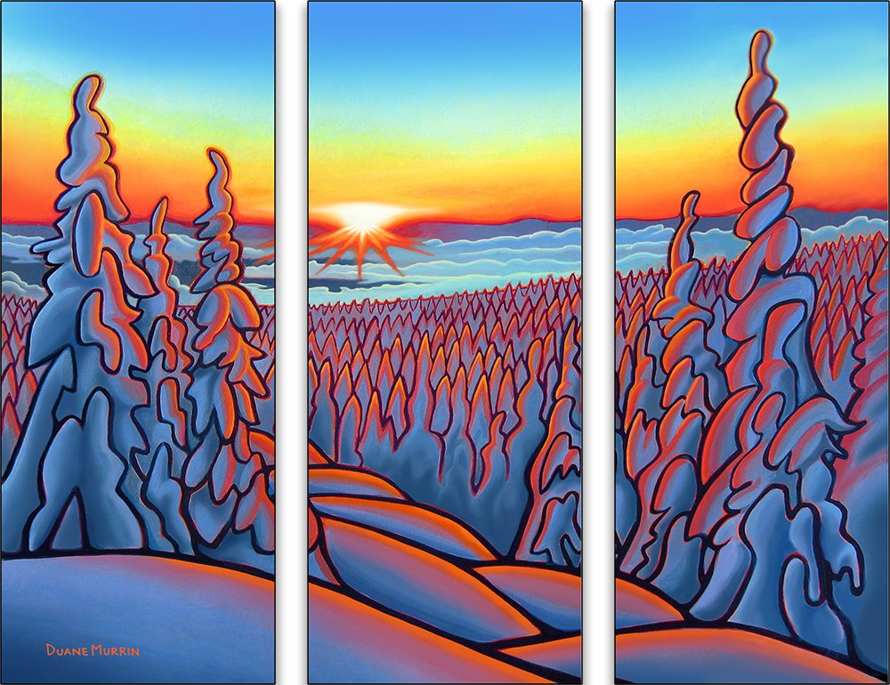 "Sunset from Grouse"