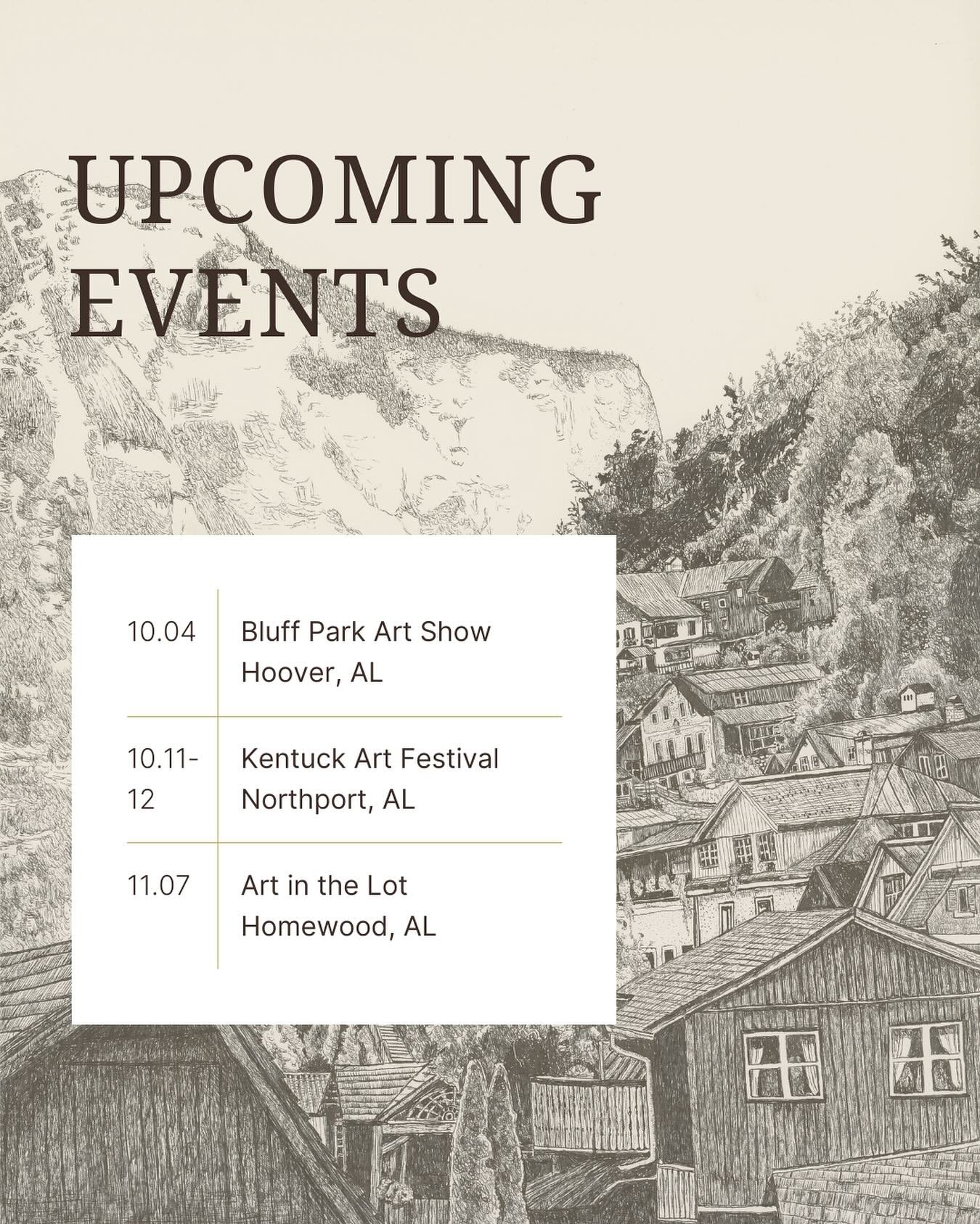 EDIT: Should be 11/8 instead of 11/7!
Hey come see me soon!!!