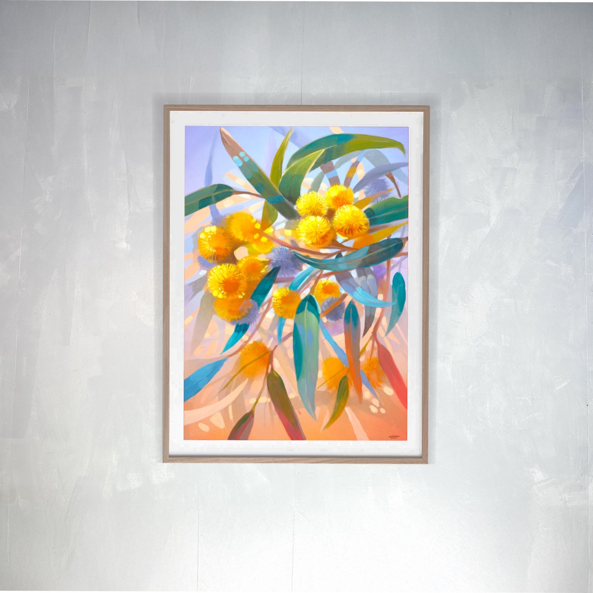 Fluttering Gums Framed Print Gallery Hung.jpg