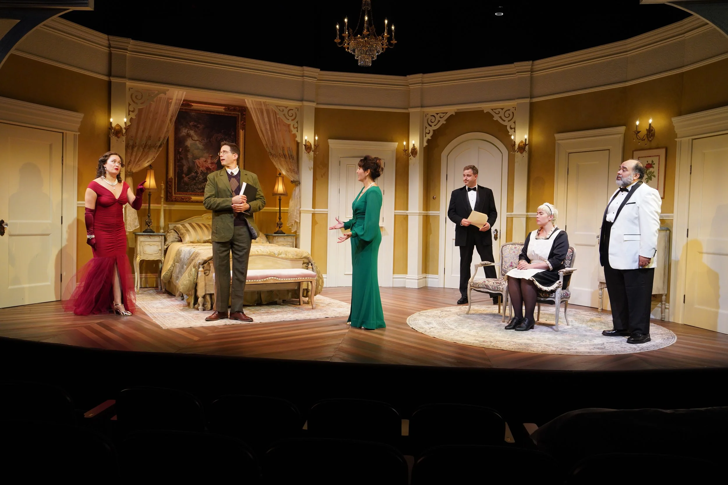 THEATER PEOPLE, OR THE ANGEL NEXT DOOR - Photos by Kit Noble | Director: Mark Shanahan | Assistant Director: Steve Pacek | Scenic Designer: James J. Fenton | Costume Designer: Annie J. Le | Lighting Designer: Alex Fetchko | Sound Designer: Jill BC Du