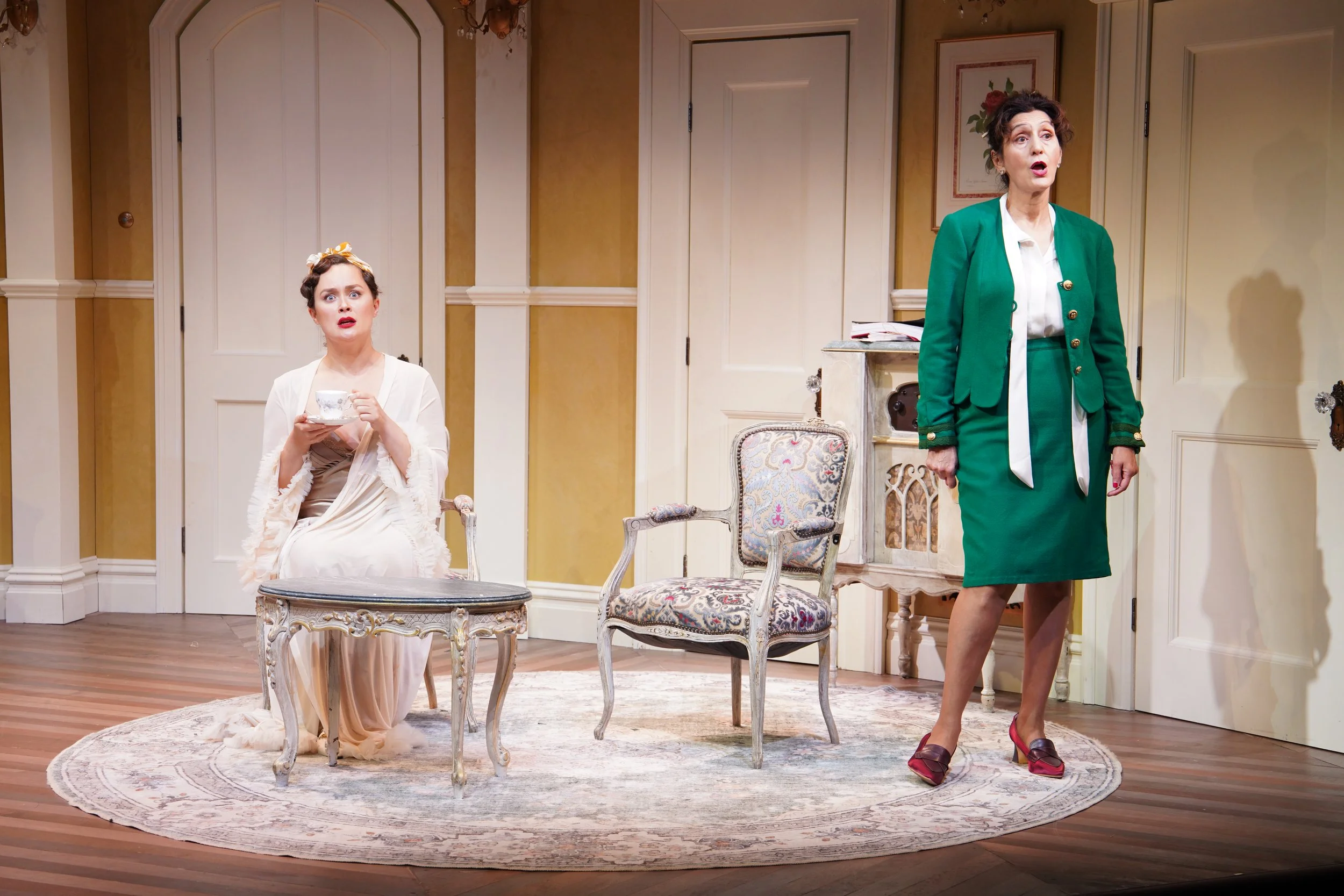 THEATER PEOPLE, OR THE ANGEL NEXT DOOR - Photos by Kit Noble | Director: Mark Shanahan | Assistant Director: Steve Pacek | Scenic Designer: James J. Fenton | Costume Designer: Annie J. Le | Lighting Designer: Alex Fetchko | Sound Designer: Jill BC Du