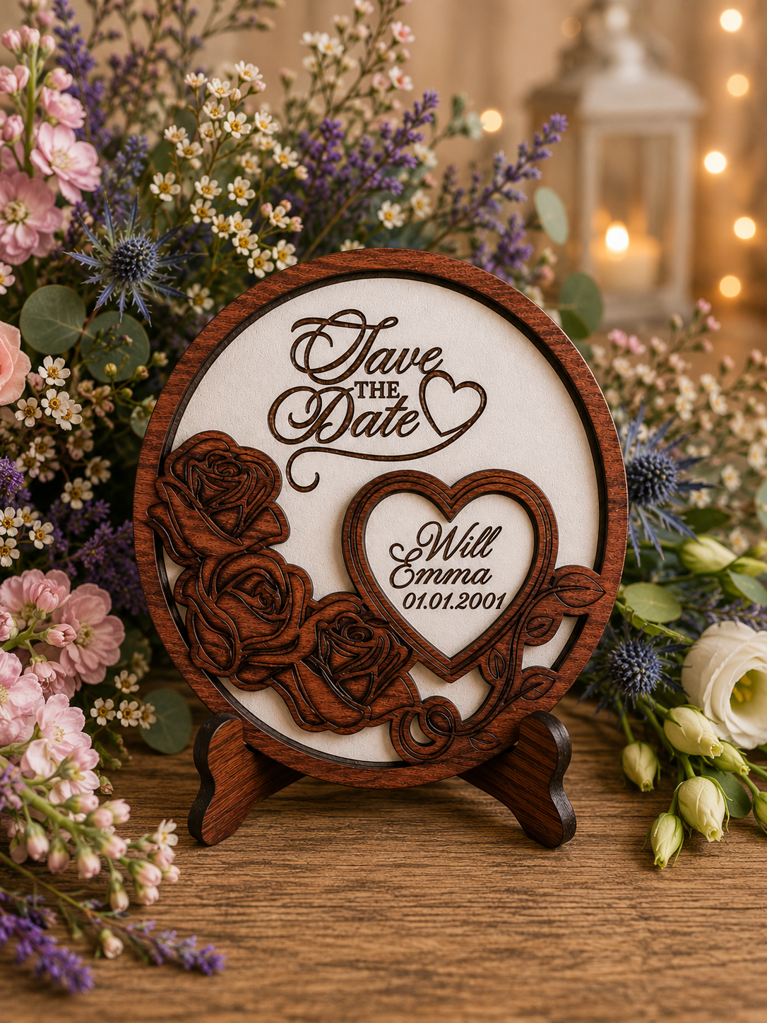 Save The Date Magnets  - Circle