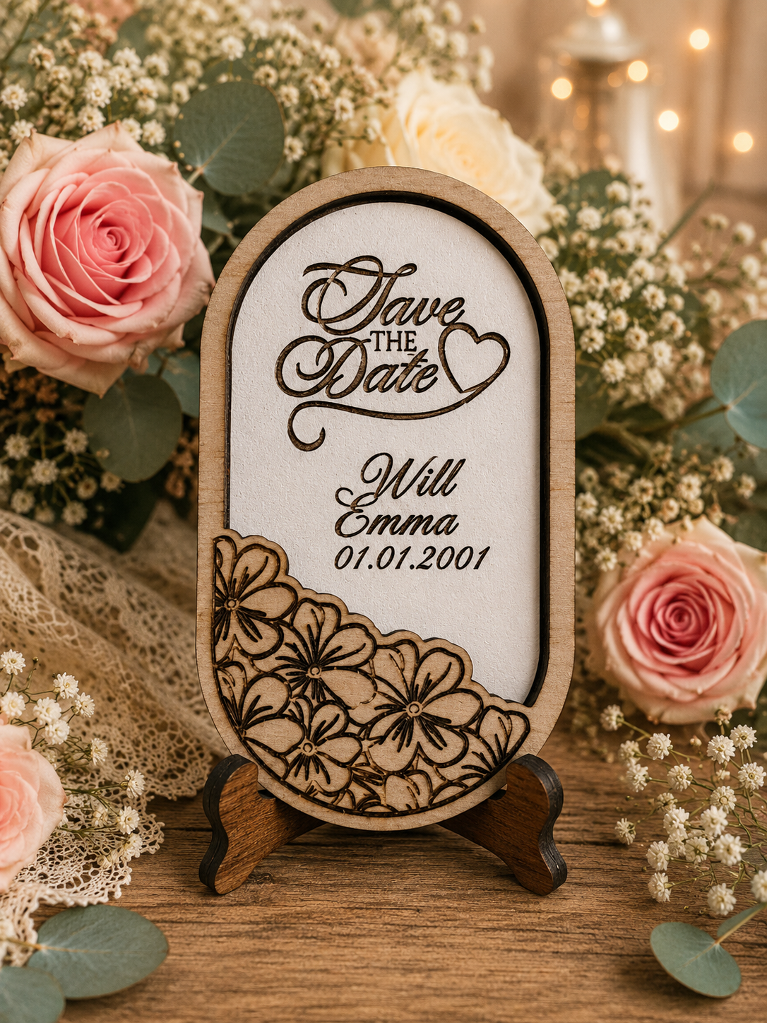 Save The Date Magnets - Oval