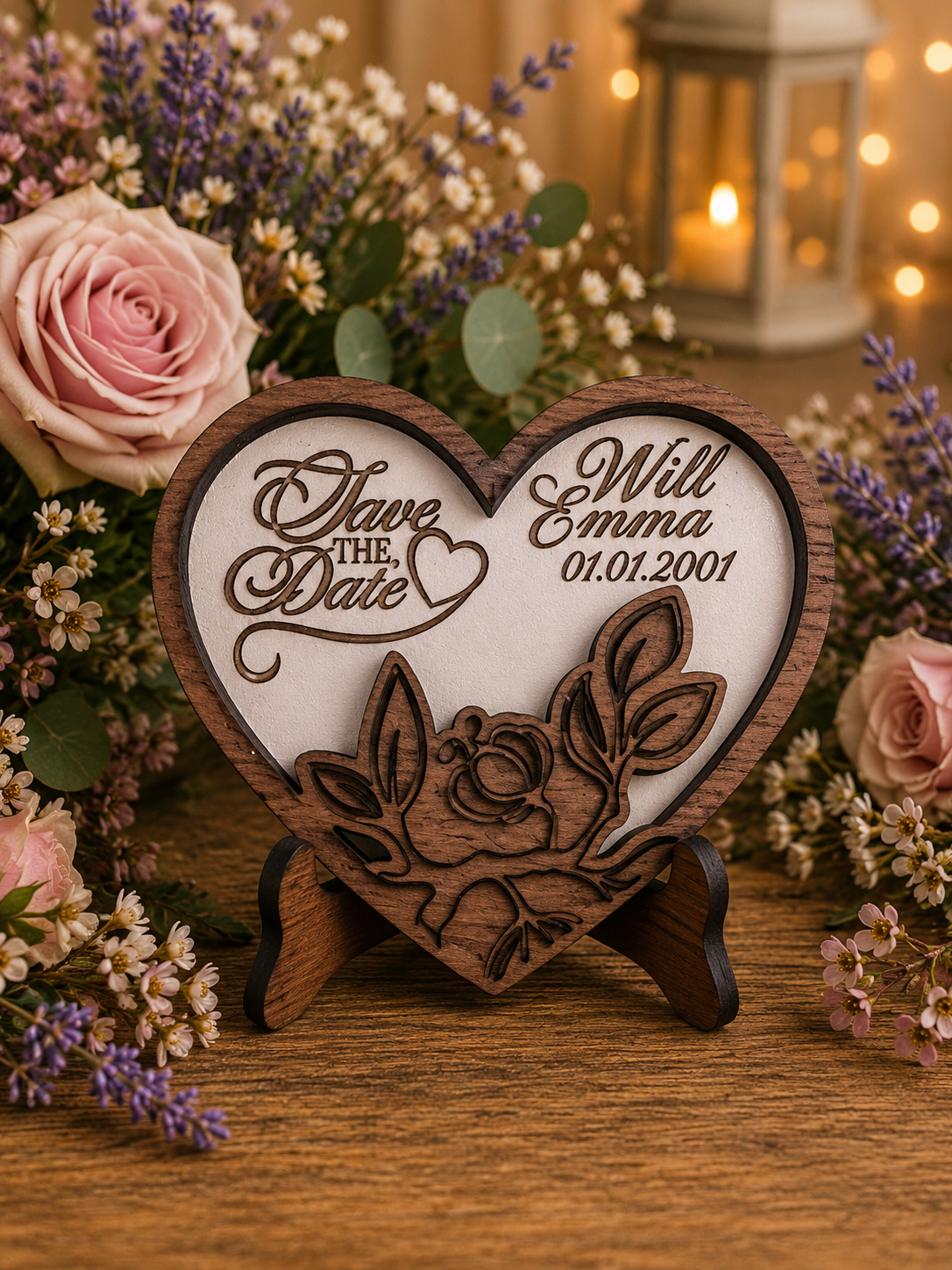 Save The Date Magnets  - Heart