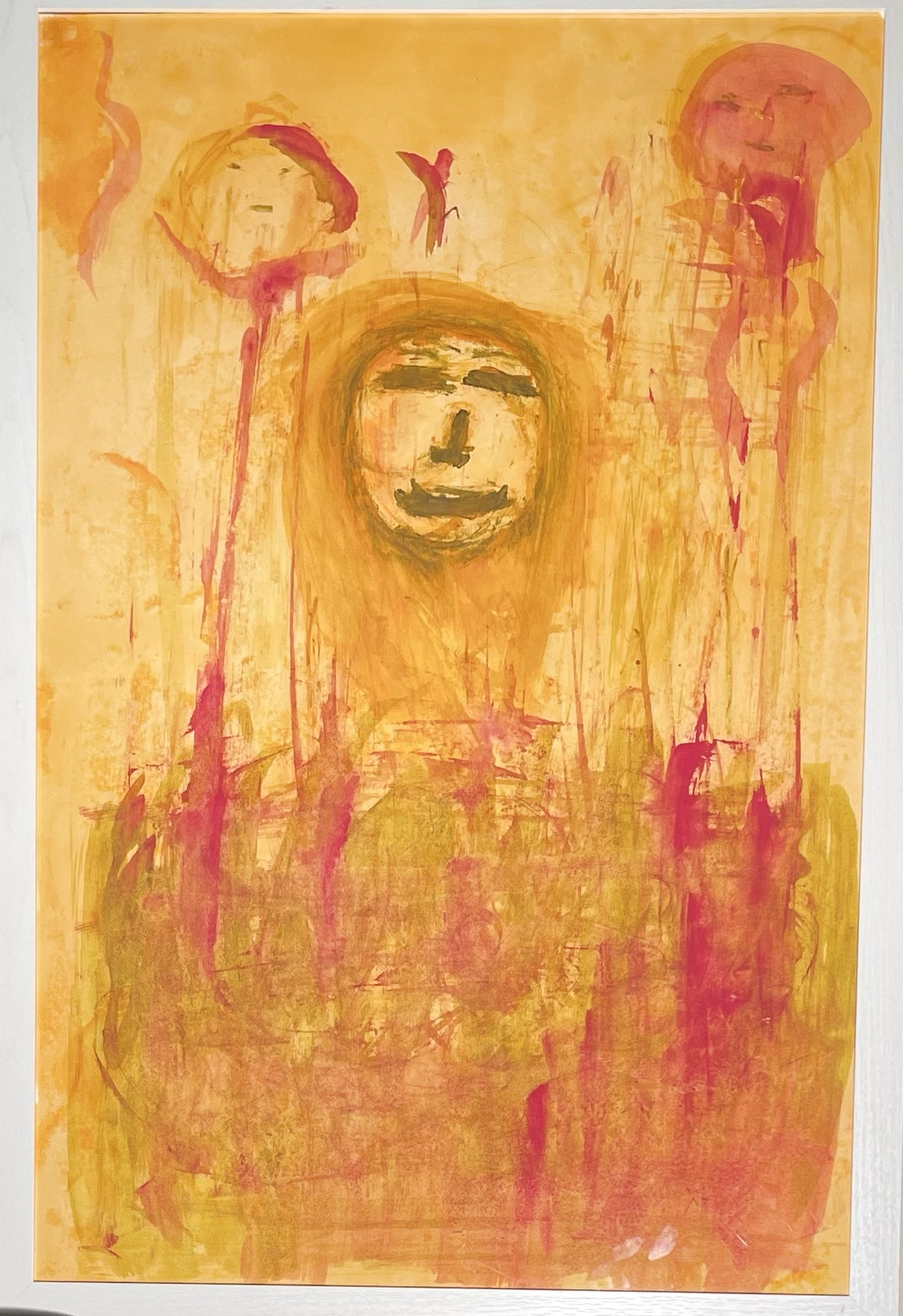 "Nosy Baboon" 24x36 watercolor