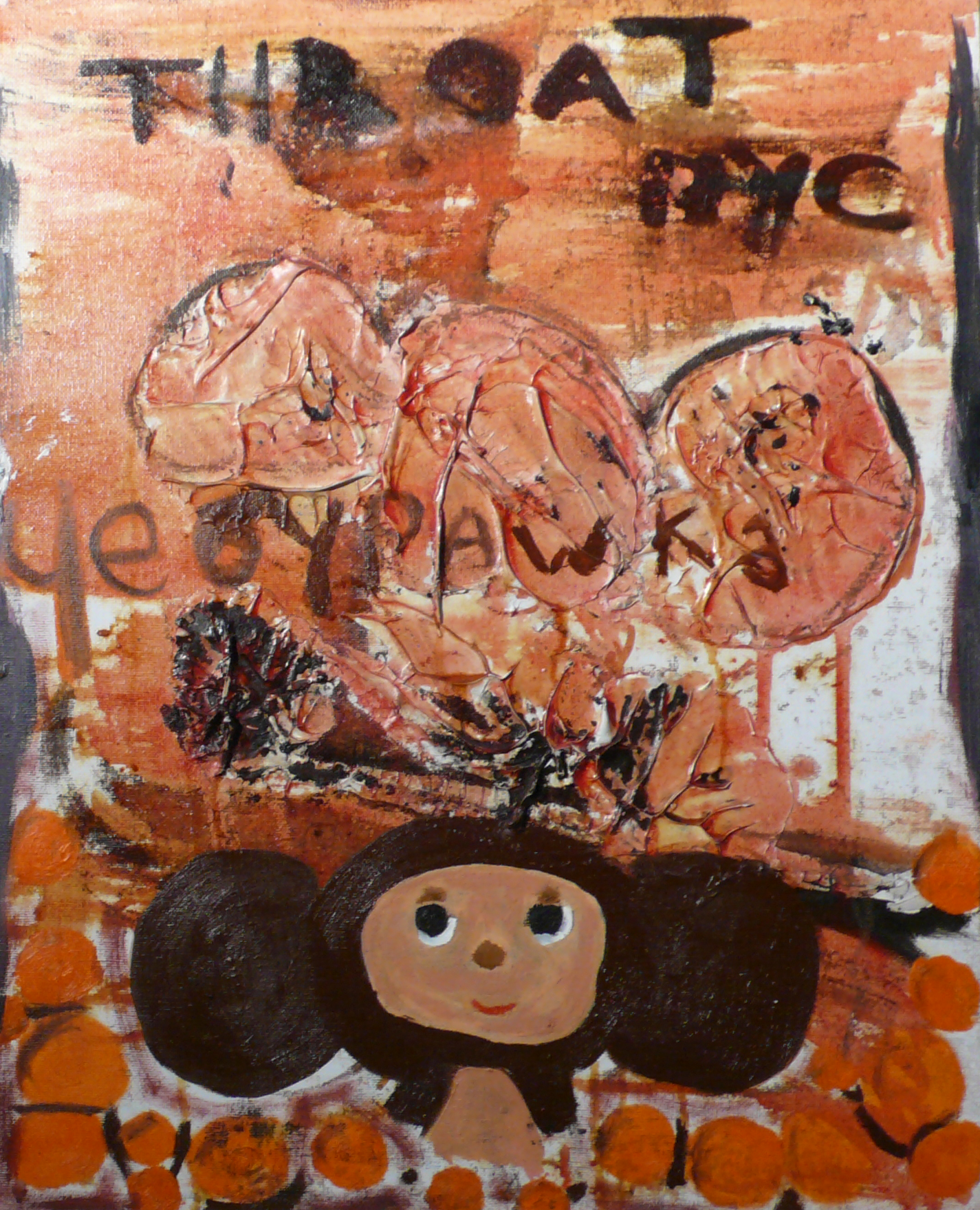 "Cheburashka" 16x20 oil on canvas
