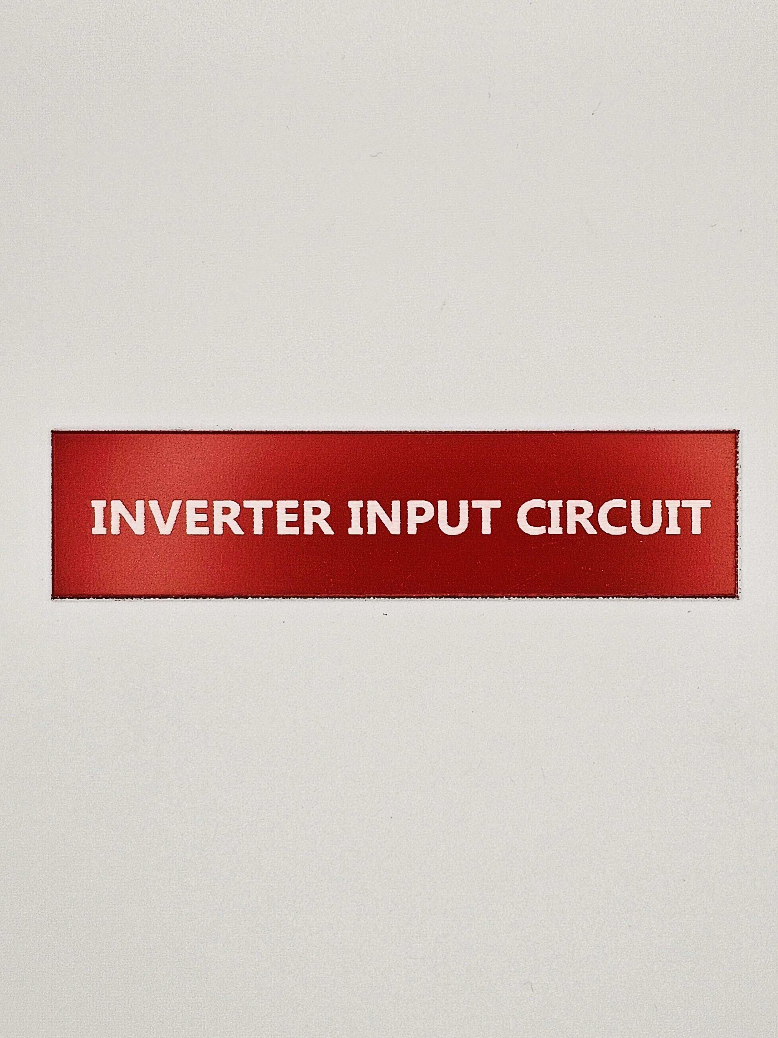 Inverter Input Circuit