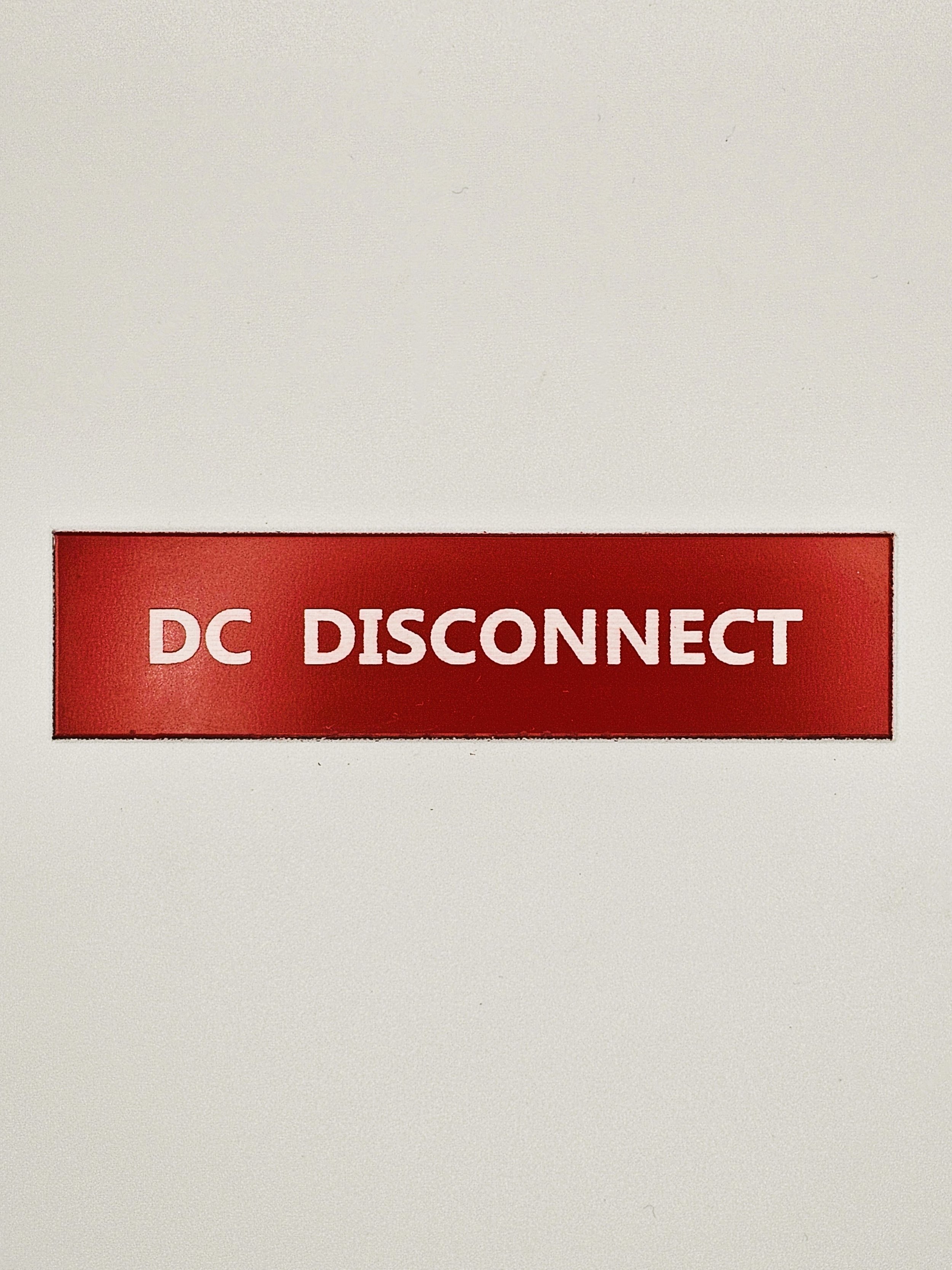 DC Disconnect