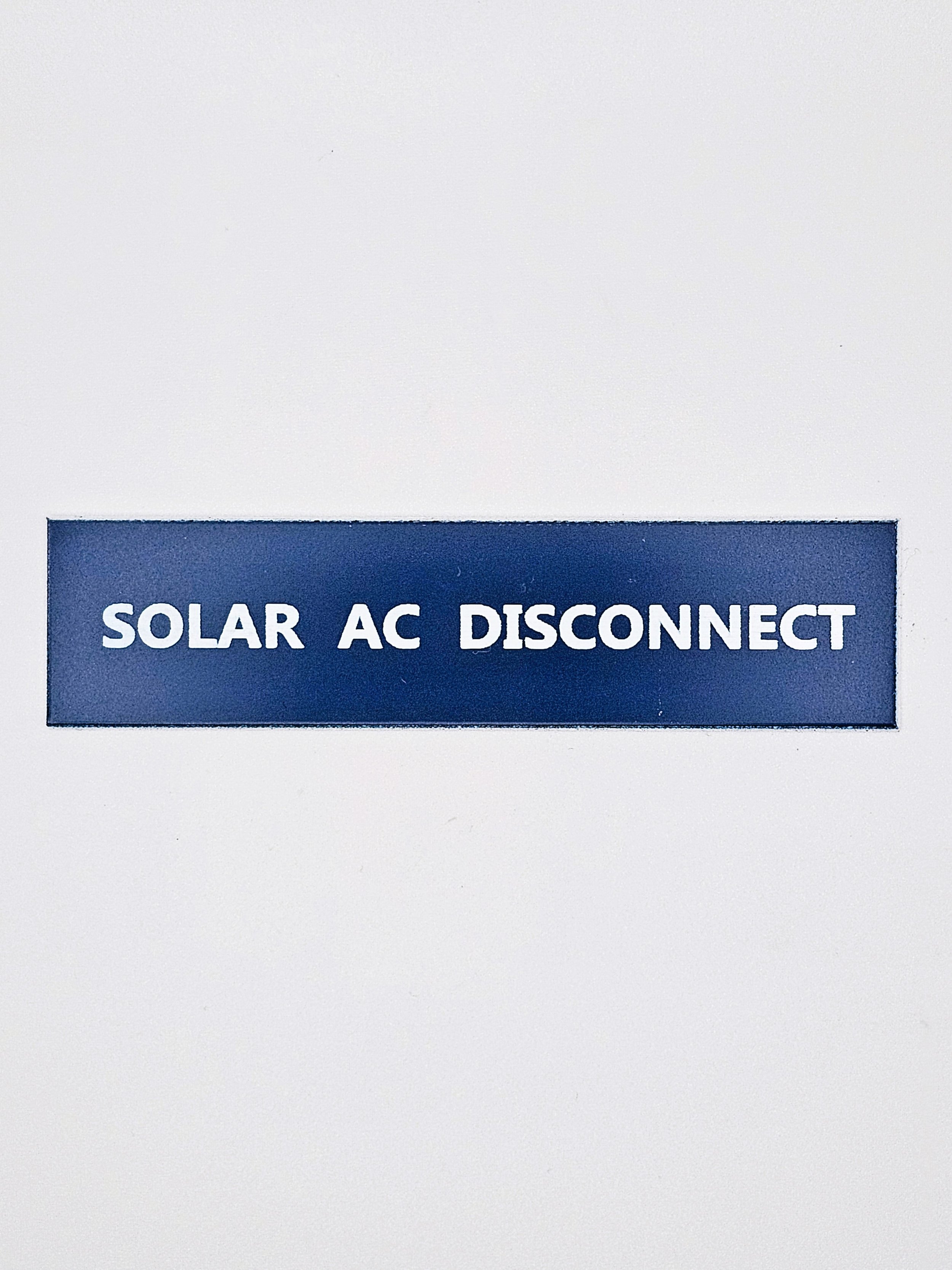 Solar AC Disconnect