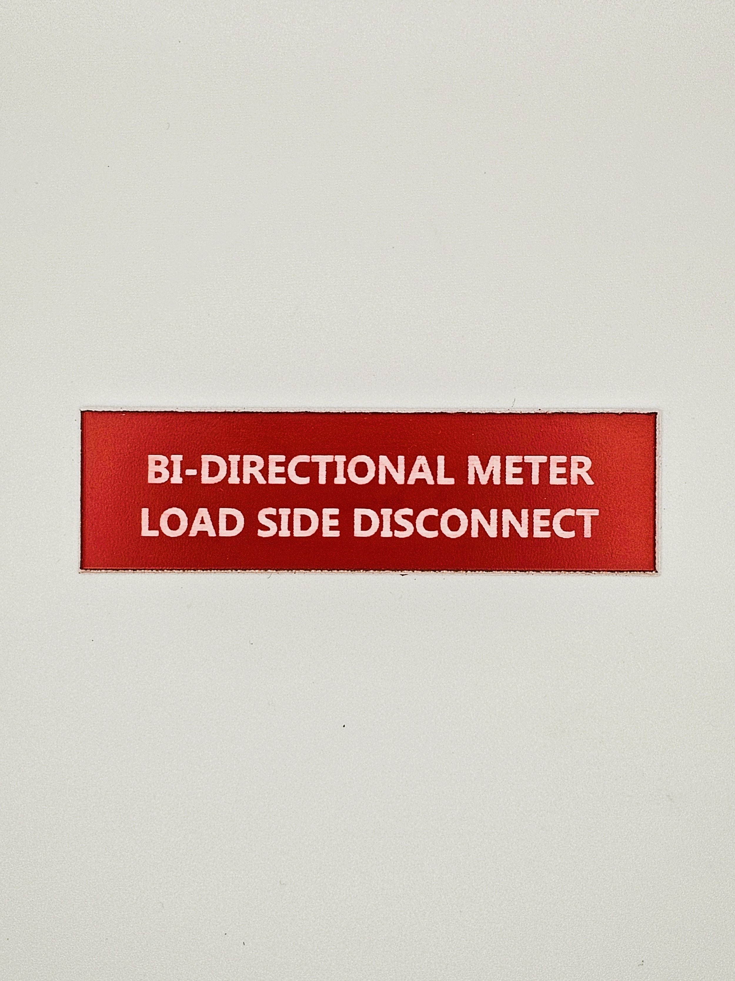 Bi-Directional Meter Load Side Disconnect
