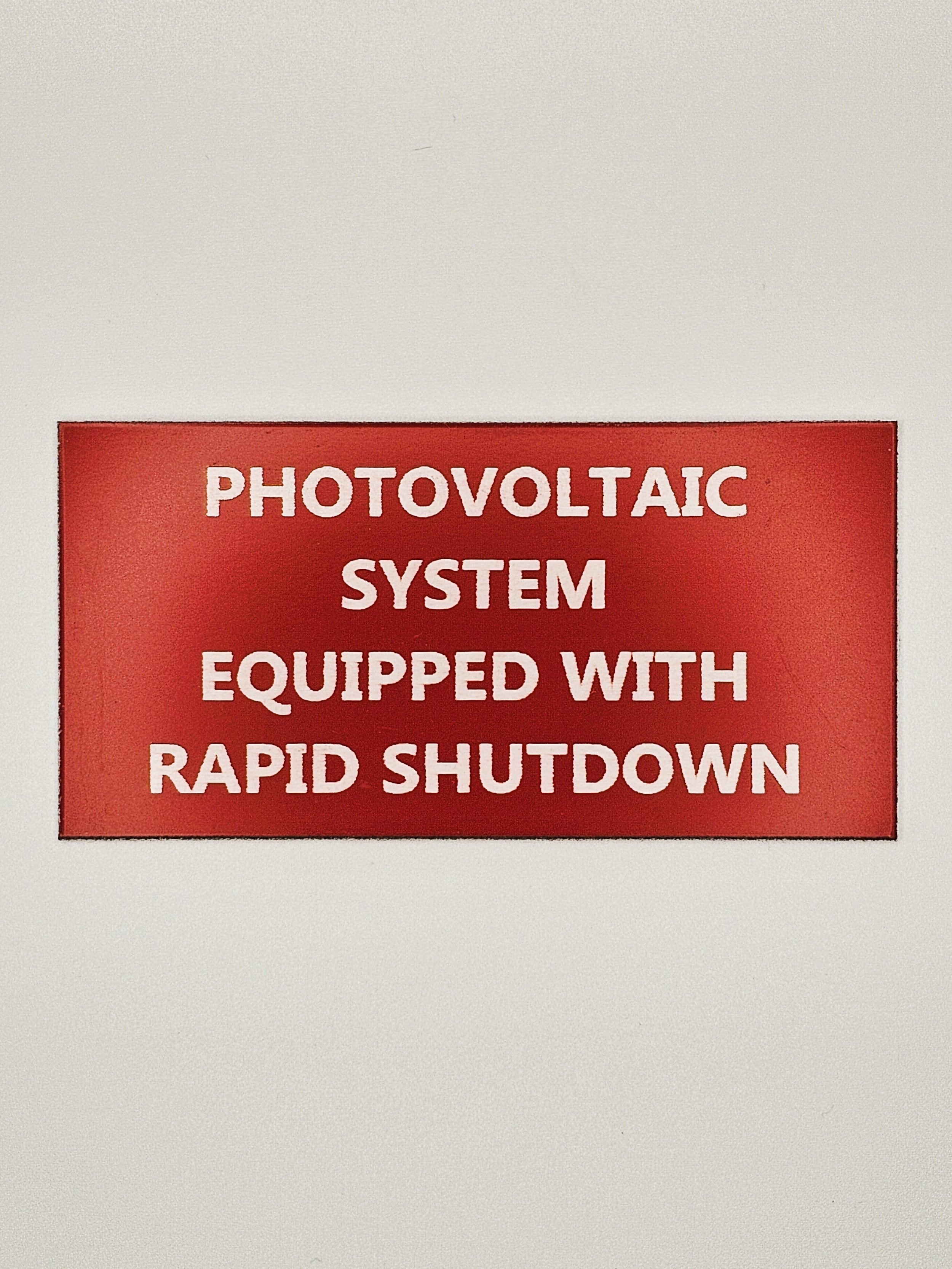 PV System Equipped With Rapid Shutdown