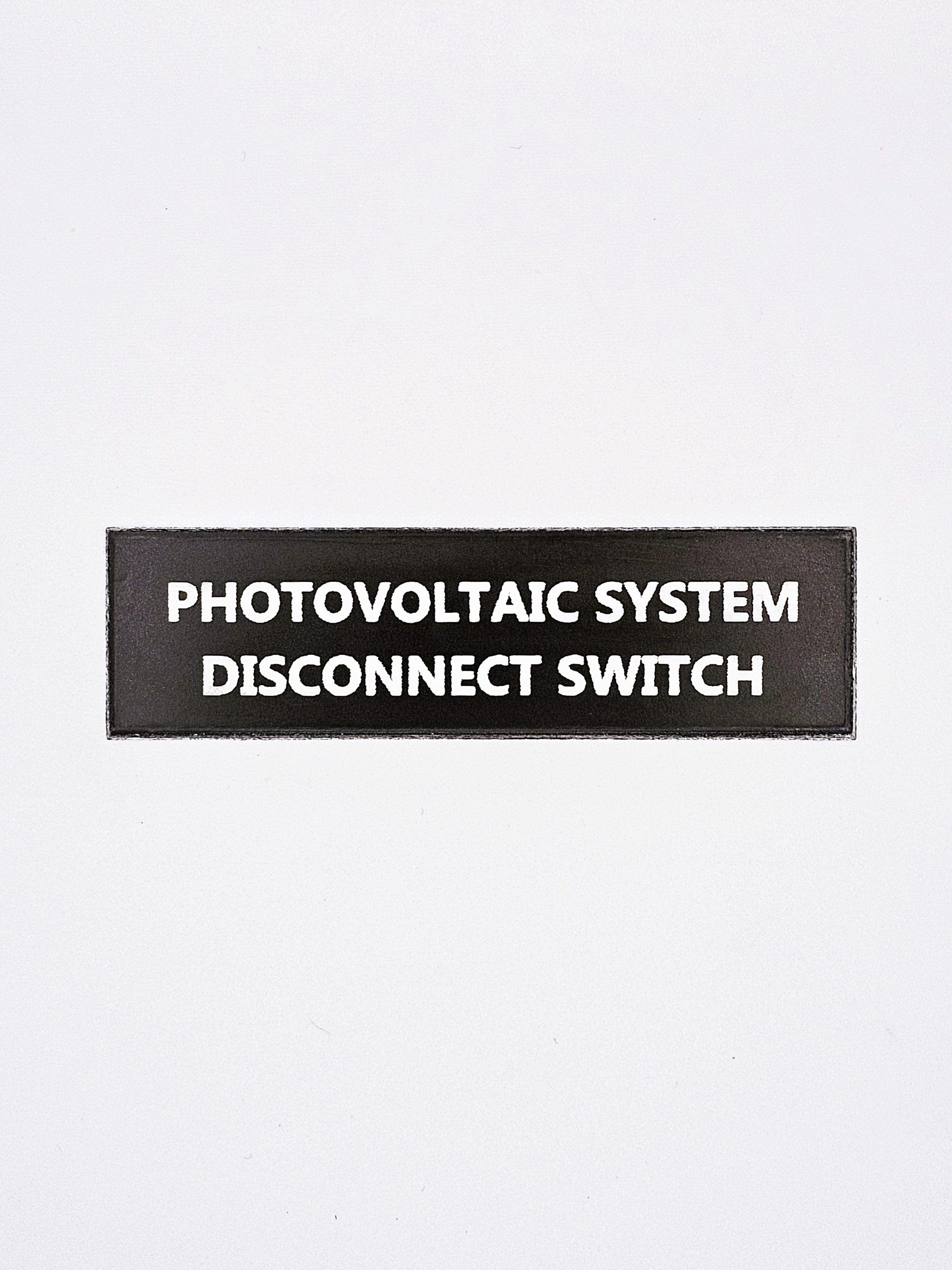 Photovoltaic System Disconnect Switch