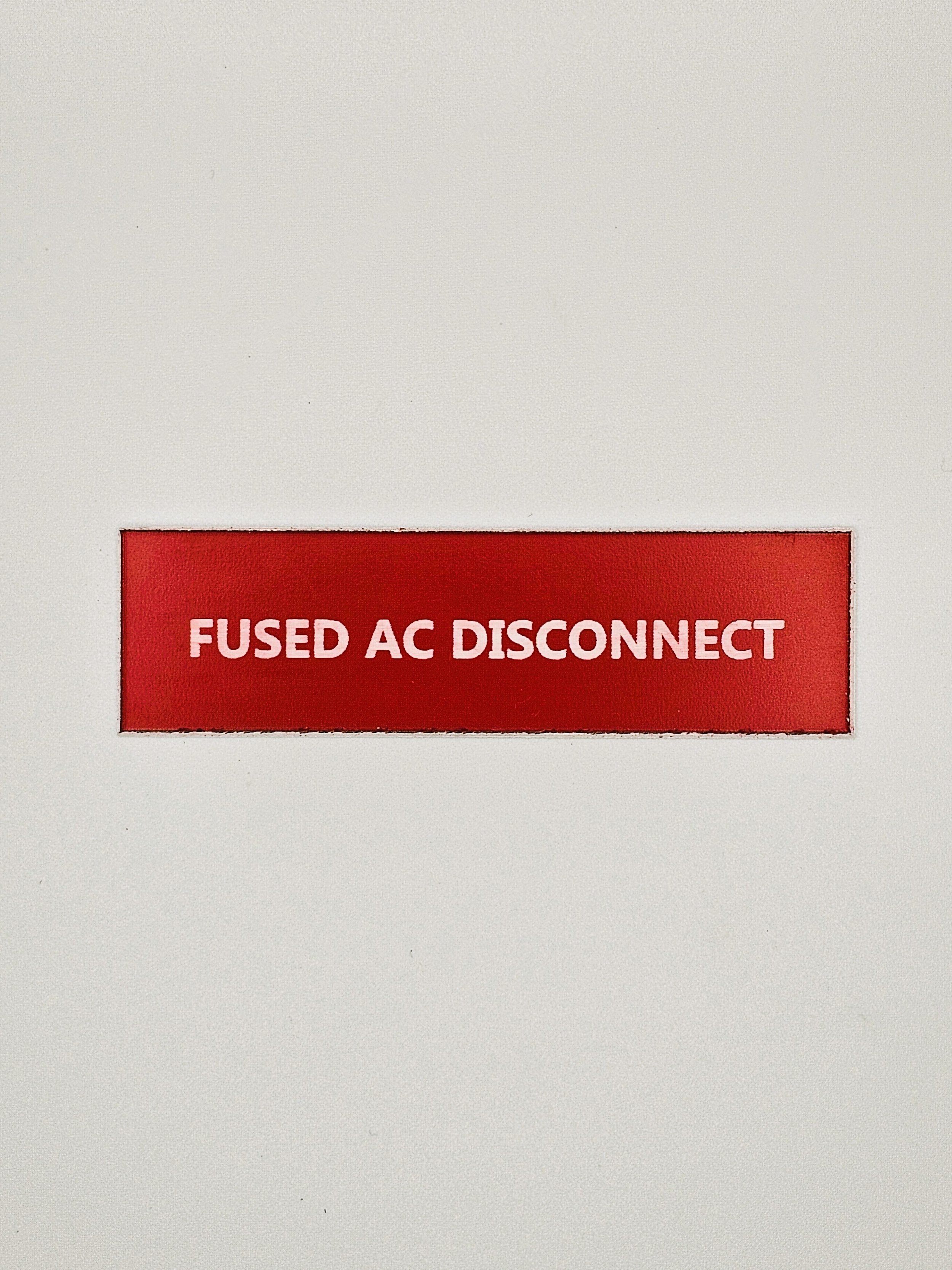 Fused AC Disconnect