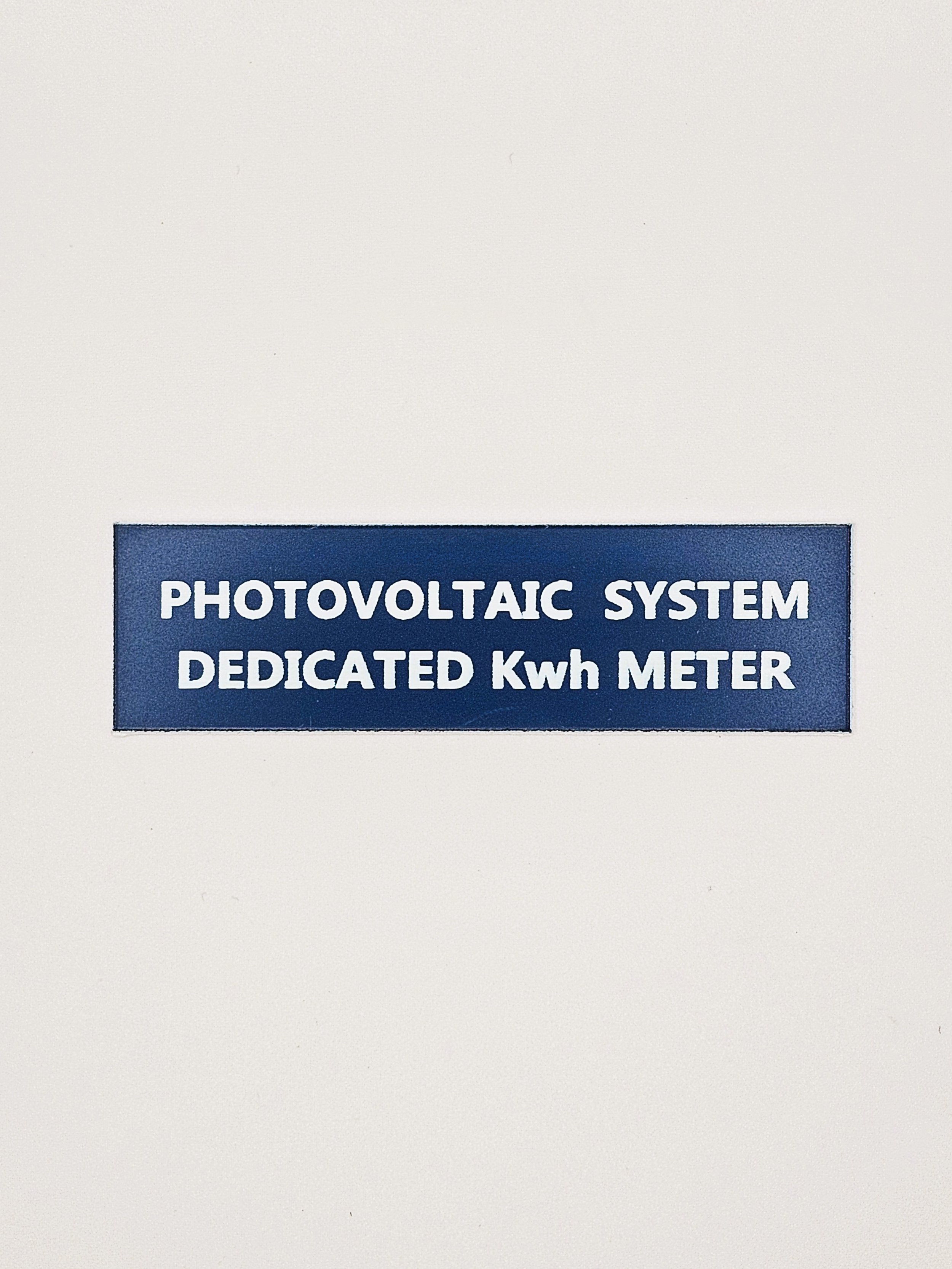 Photovoltaic System Dedicated Kwh Meter