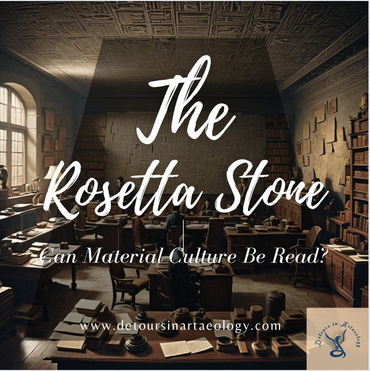 “The Rosetta Stone”: Can Material Culture be Read?