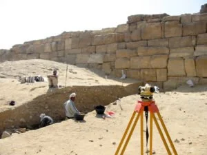 Figure 24. Archaeologists working at the Wall of the Crow (https://aeraweb.org/wall-of-the-crow/)