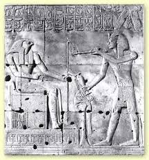 Figure 16. Kings offerings to Sokar during the festival.