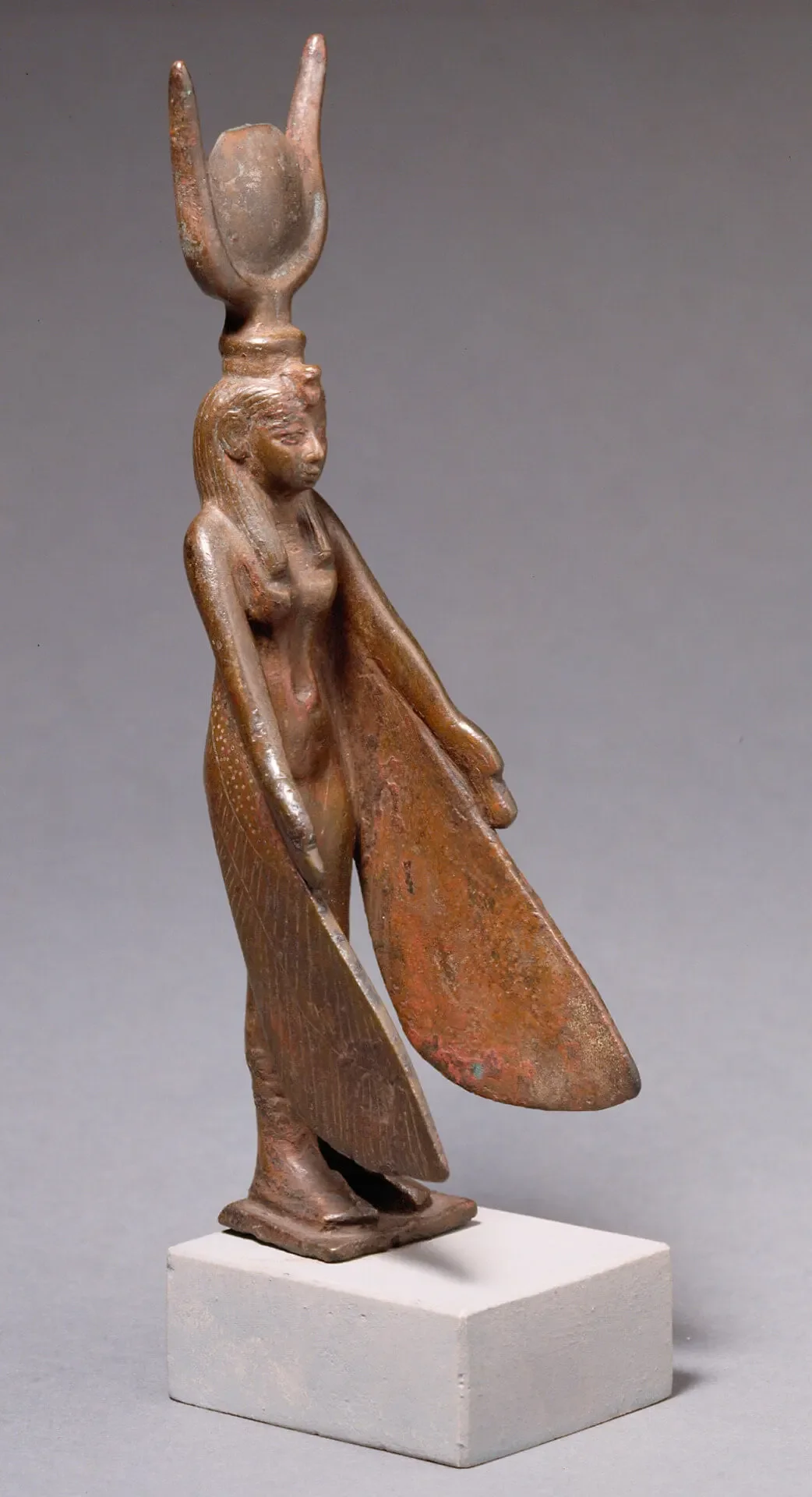 Figure 18. Winged Aset Statuette, Late Period, ca. 664-332 BCE (Kunsthistorisches Museum, Vienna. Inv. 340)