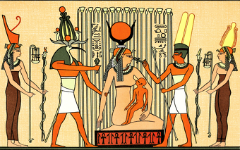Figure 29. Aset suckling Horus