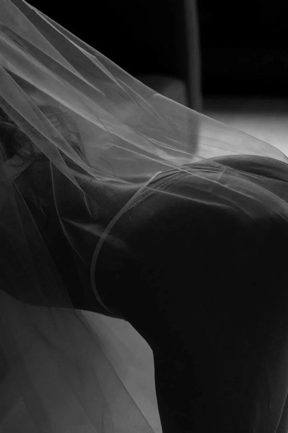Bridal boudoir Auckland — sheer veil soft light intimate portrait — Wonderlens