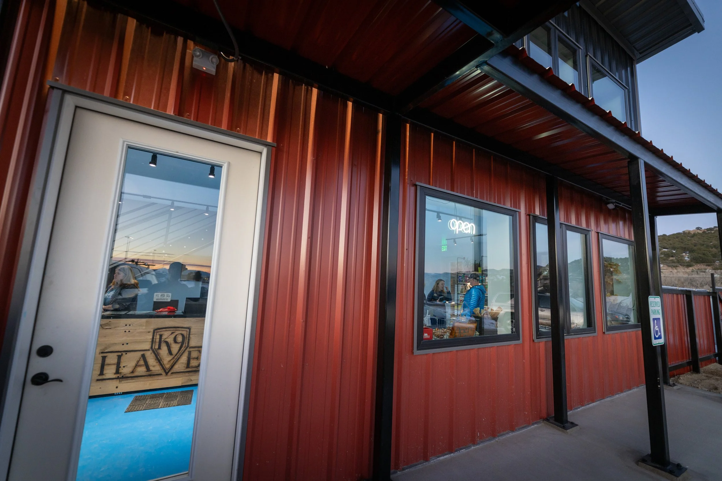 Front of K9 Haven Building looking in
