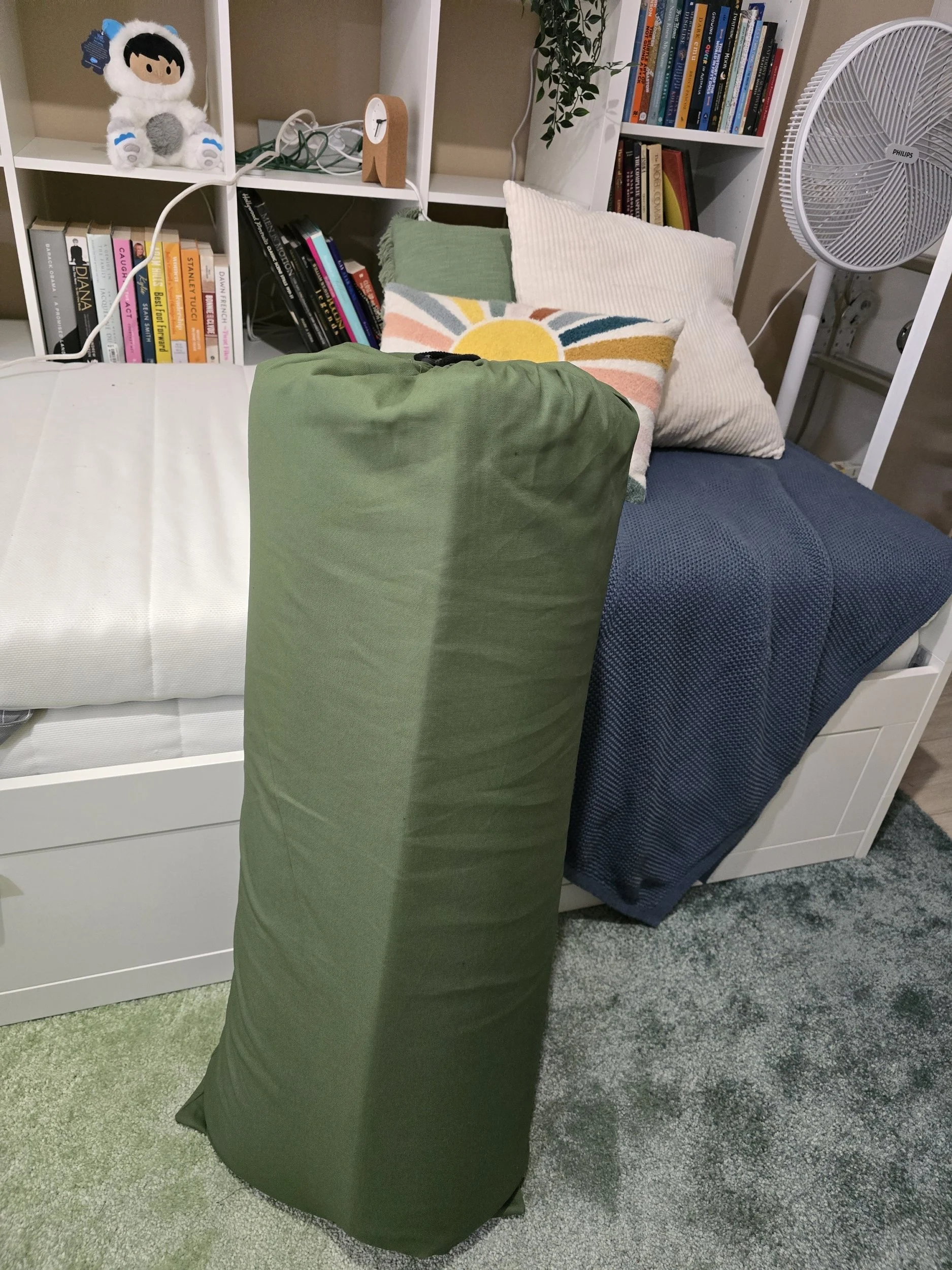 Three Bags Later: Making My First Drawstring Mattress Topper Storage Bag