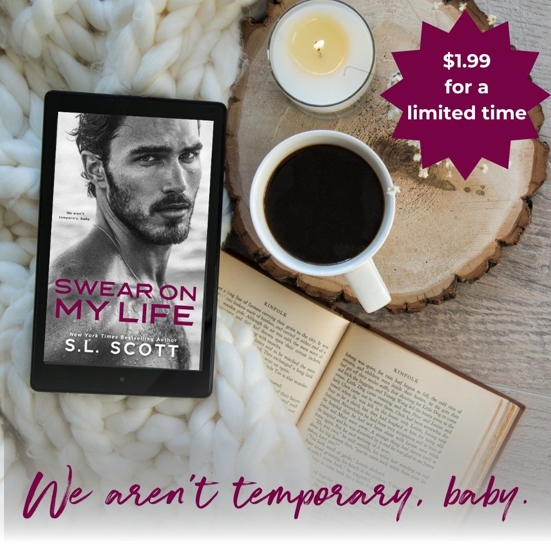 **FIRST TIME ON SALE EVER**
If you haven't met Harbor Westcott... GAH!! He is a MUST Meet Book Boyfriend! Grab him today and snuggle in ❤

We aren&rsquo;t temporary, baby.

Swear on my Life is a must read, opposites attract, second chance, billionair