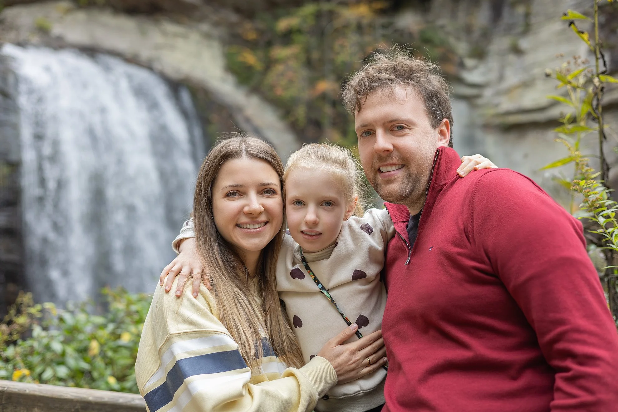 Family Time - Waterfall View